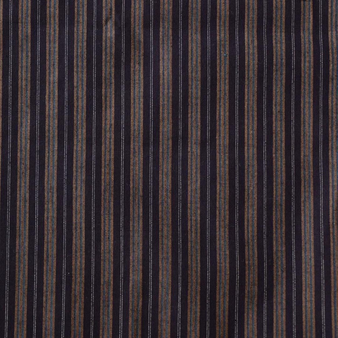 Handmade × Vintage Japanese Fabric Scraps Cotton Stripe Vintage Set of 2 Size ONE SIZE - 3 Thumbnail