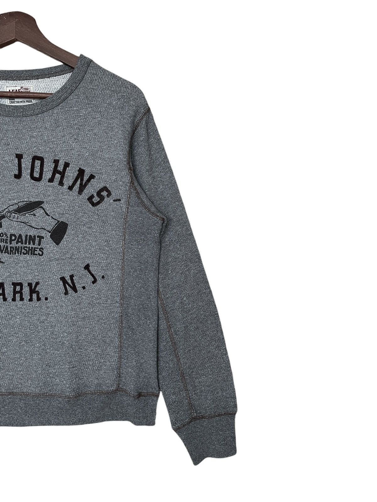 Japanese Brand × Vintage Vintage Japanese Brand Leaf Barns Usn Sweatshirt 1990s Size US M / EU 48-50 / 2 - 6 Thumbnail