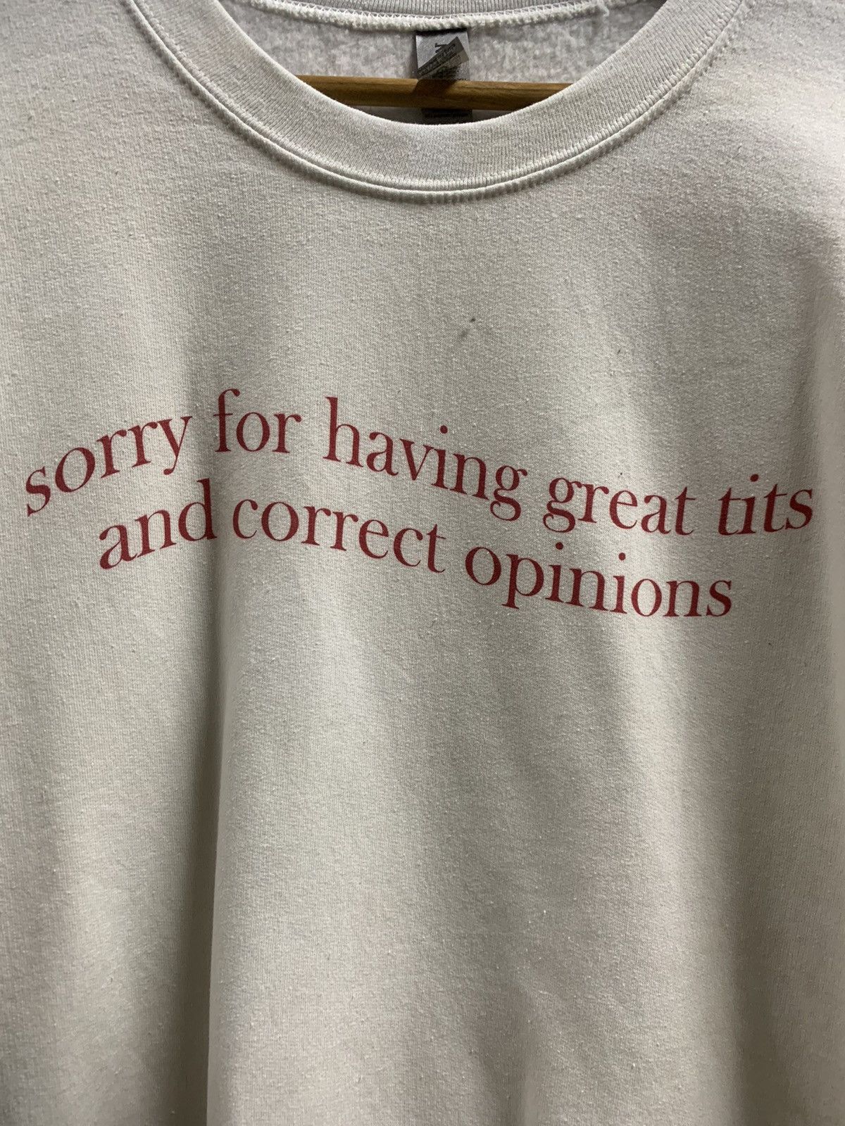 Gildan × Vintage Vintage sorry Sweater Size US XL / EU 56 / 4 - 7 Thumbnail