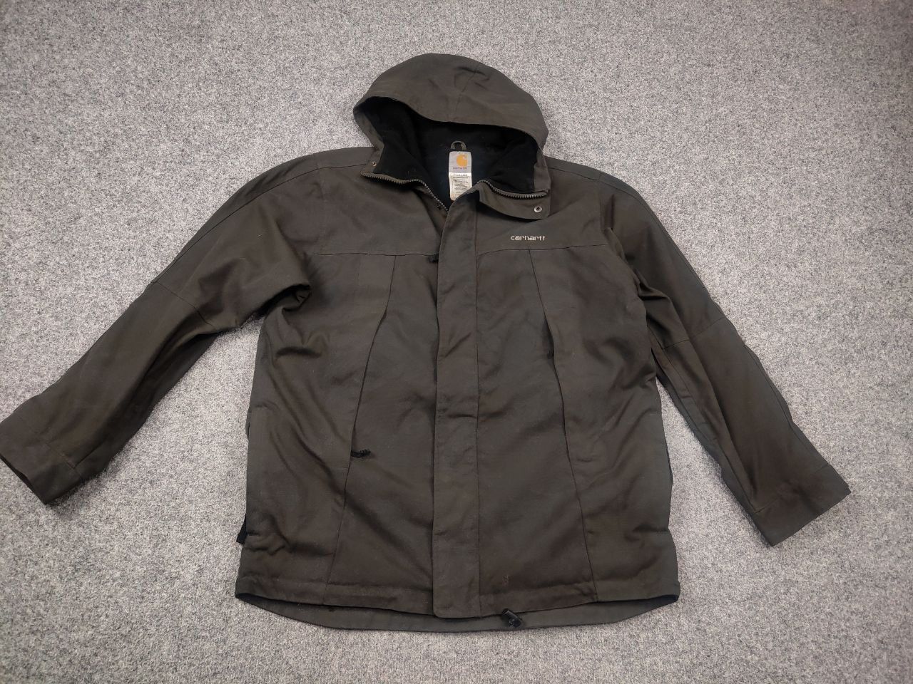 Carhartt Carhartt Vintage camo green reflective Hooded Fleece Jacket Size US M / EU 48-50 / 2 - 3 Thumbnail