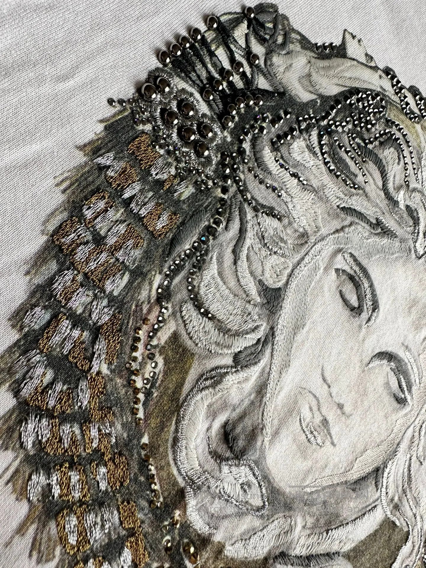 Versace Versace Short Sleeve Shirt with Crystals. Size US M / EU 48-50 / 2 - 8 Thumbnail