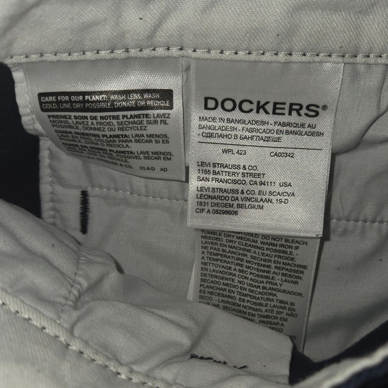 Dockers Dockers Navy Blue Chino Shorts - Men's Size 36 Size US 36 / EU 52 - 7 Thumbnail