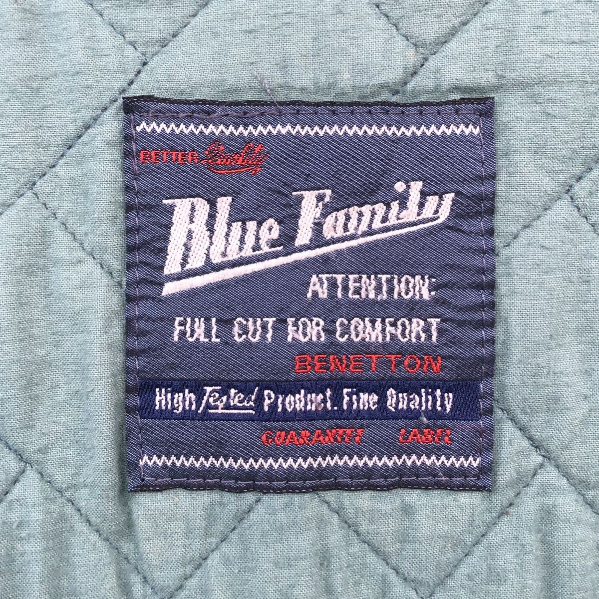 Benetton Vintage Blue Family BENETTON Hoodie Bomber Jacket Size US M / EU 48-50 / 2 - 18 Thumbnail