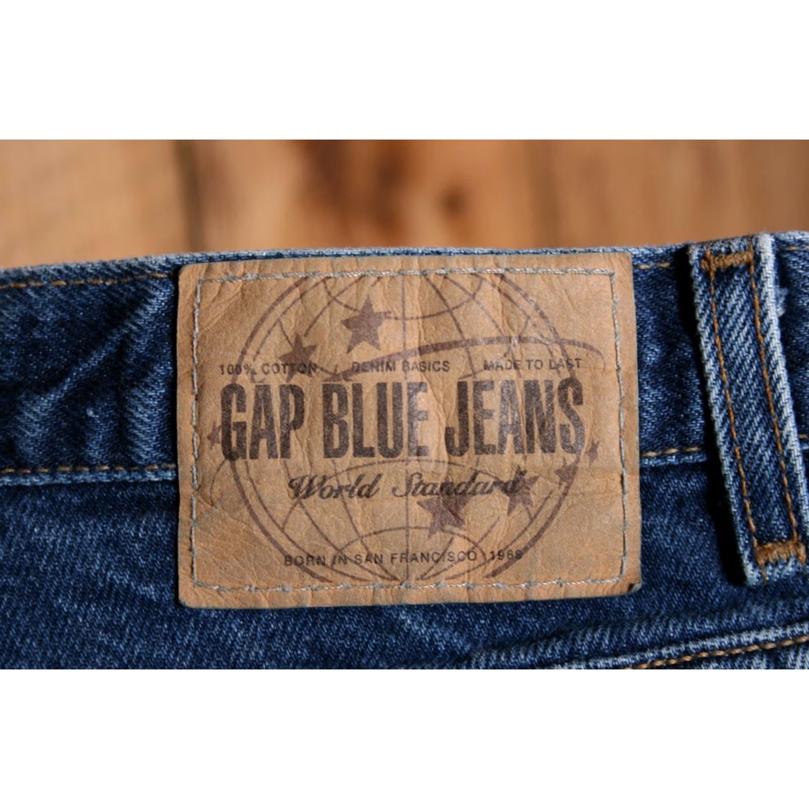 Gap VINTAGE Gap Classic Jeans - Blue Denim - High Waisted Tapered Leg, 26.5x31, Size 6R, Regular, Womens Size 28" / US 6 / IT 42 - 6 Thumbnail