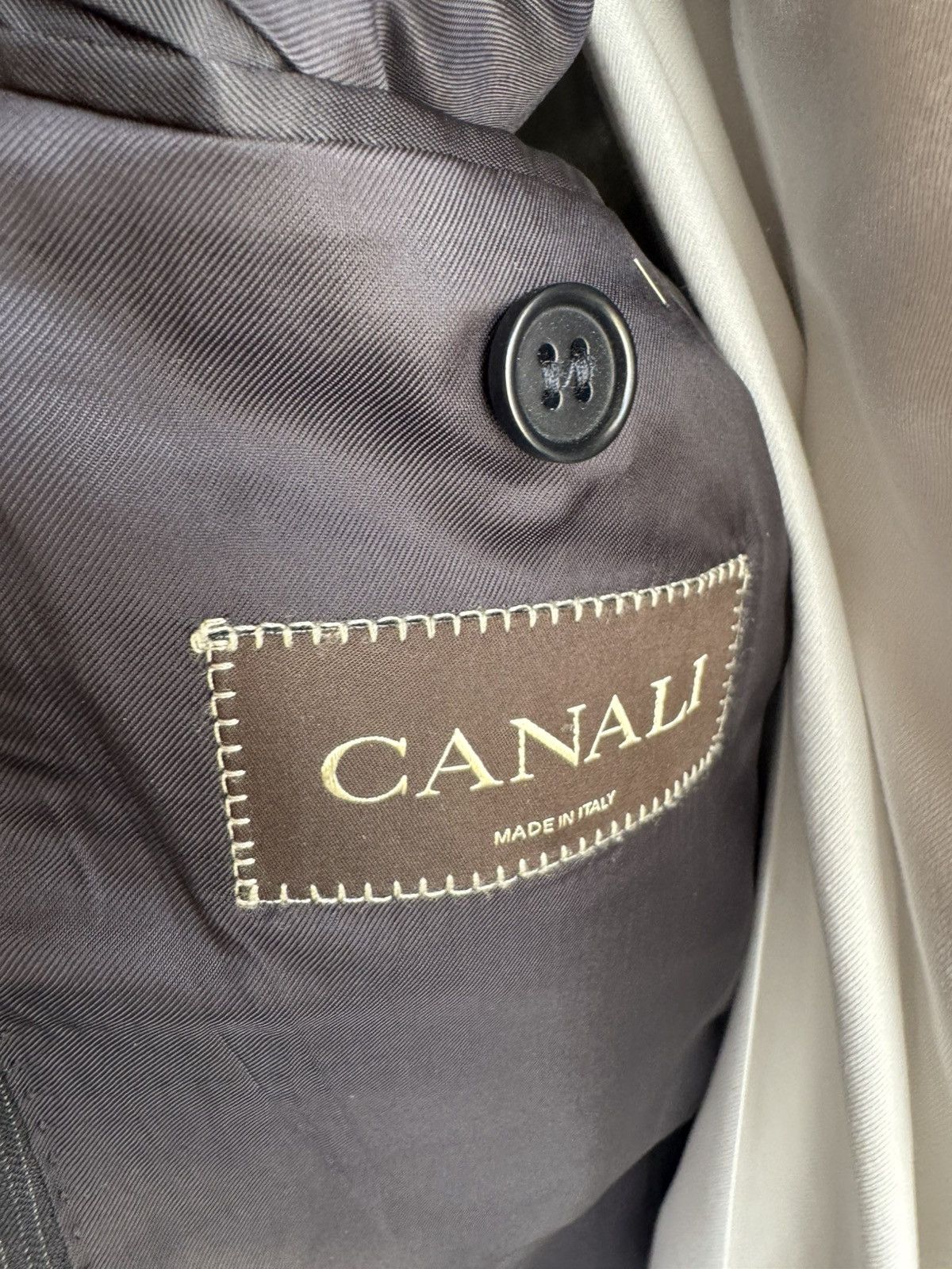 Canali Canali Suit blue 46 Size 46R - 4 Thumbnail