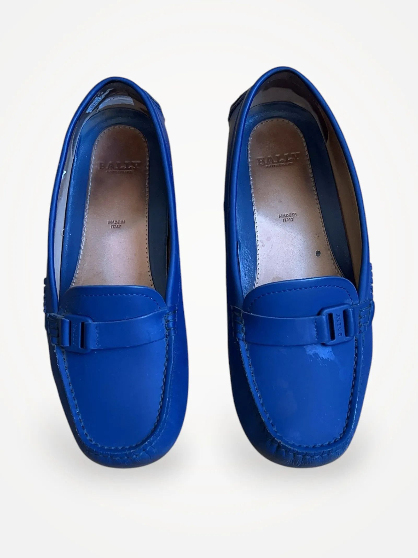 Bally Bally Electric Blue Calf Plain Loafers Size US 8 / IT 38 - 1 Thumbnail