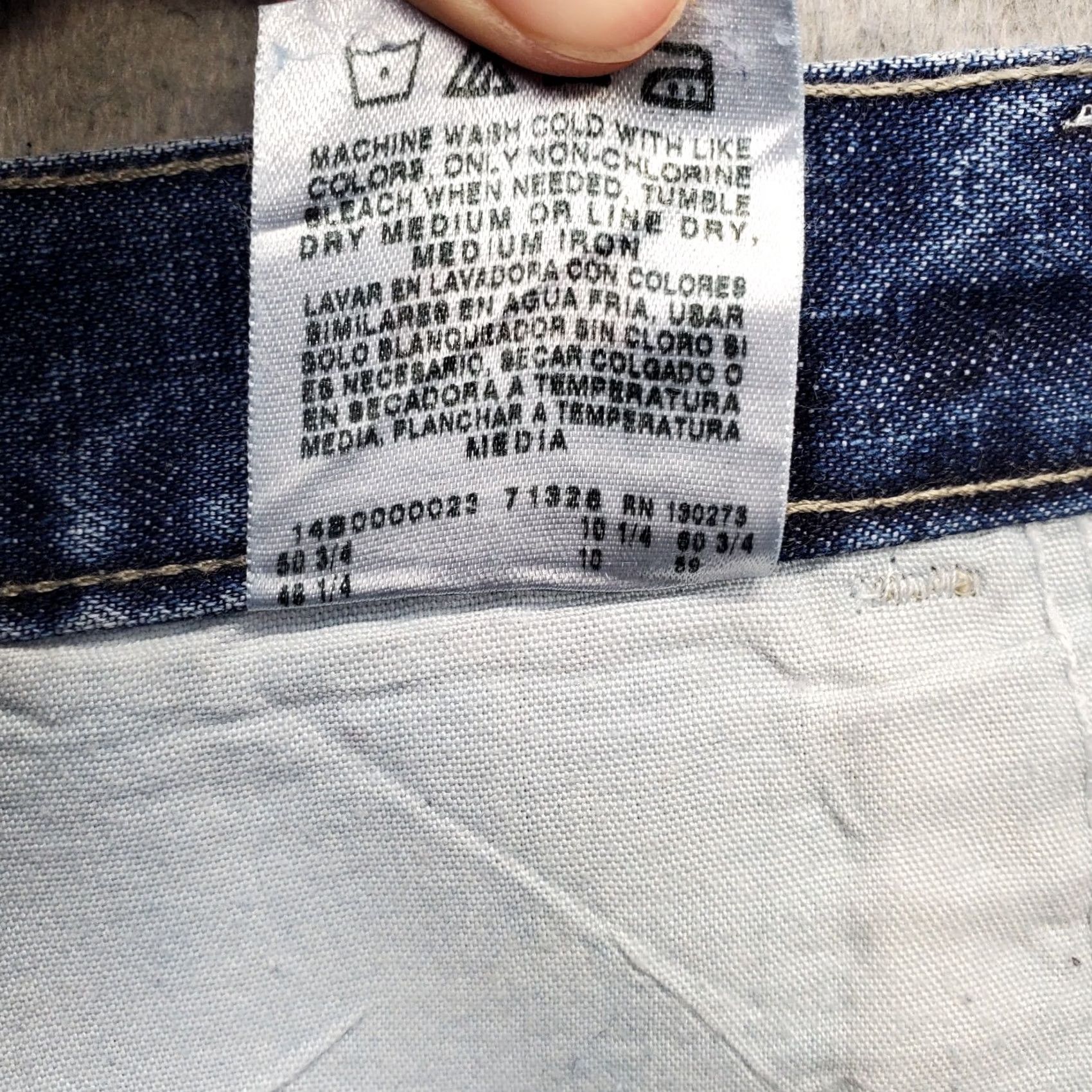 Wrangler Wrangler Mens Blue Denim Carpenter Shorts 48 Bermuda Regular Fit Flat Front 5-Pocket Denim Workwear Casual Workswear Size US 32 / EU 48 - 7 Thumbnail
