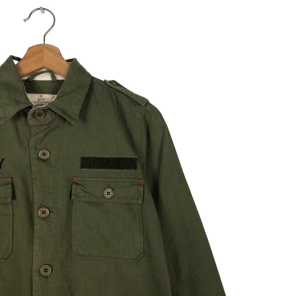 Japanese Brand 🔥Military Jacket Grn Japan For Women Inspire Kapital Size US M / EU 48-50 / 2 - 6 Thumbnail