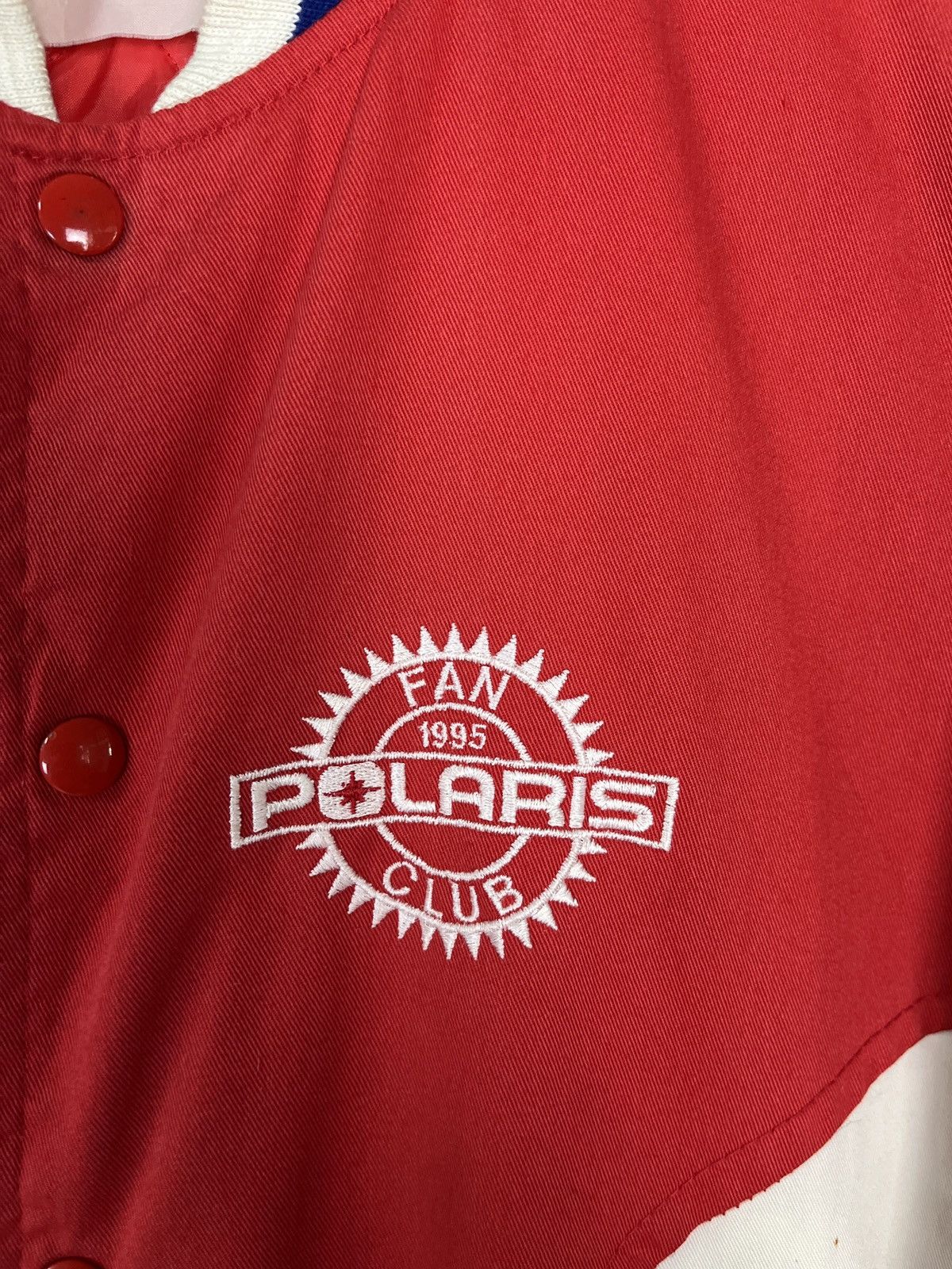 Vintage 1995 Polaris Fan Club Vintage Varsity Jacket Letterman Red Size US S / EU 44-46 / 1 - 8 Thumbnail