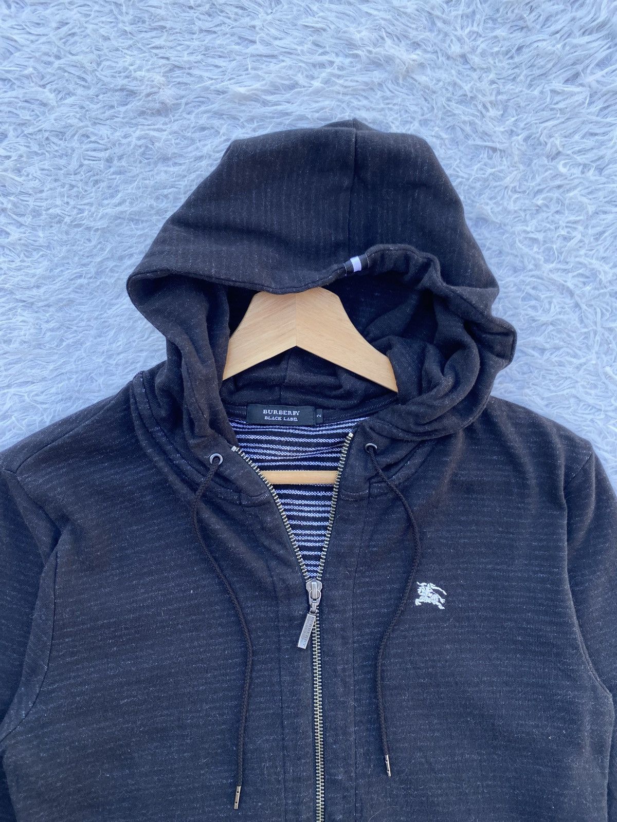 Burberry Rare Vintage Burberry Black Label 3/4 Sleeves Zip Up Sweater Size US S / EU 44-46 / 1 - 7 Thumbnail