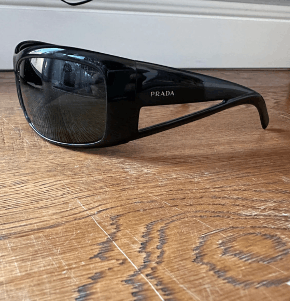Prada PRADA Sunglasses Flame 2004 Star Mask Fire Chrome Silver Size ONE SIZE - 3 Thumbnail