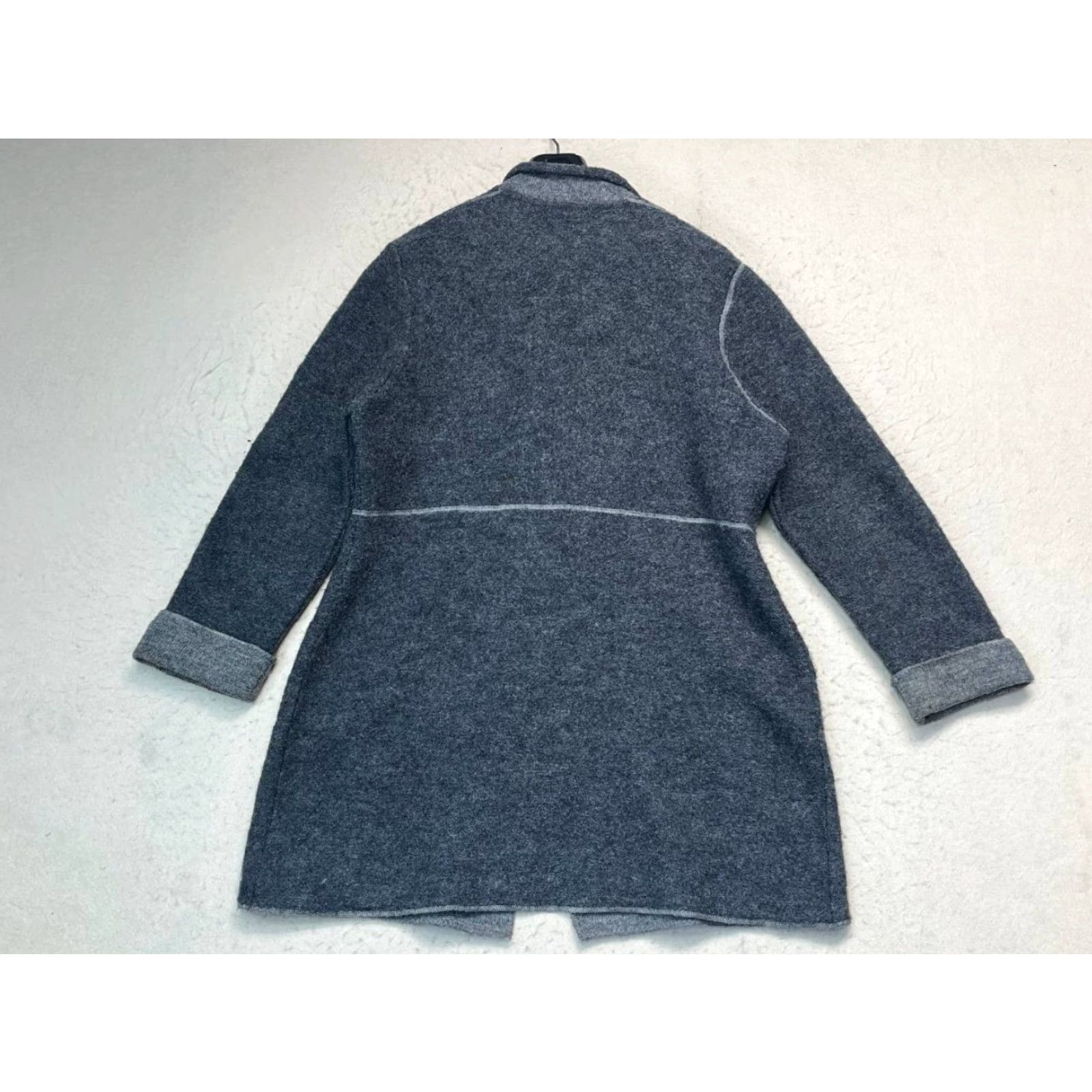 Ralph Lauren VINTAGE Ralph Lauren Cardigan Gray 100% Wool 3 Button Women's XL Sweater Long Sleeve V-Neck Potable Pockets City Classic Size XL / US 12-14 / IT 48-50 - 2 Thumbnail