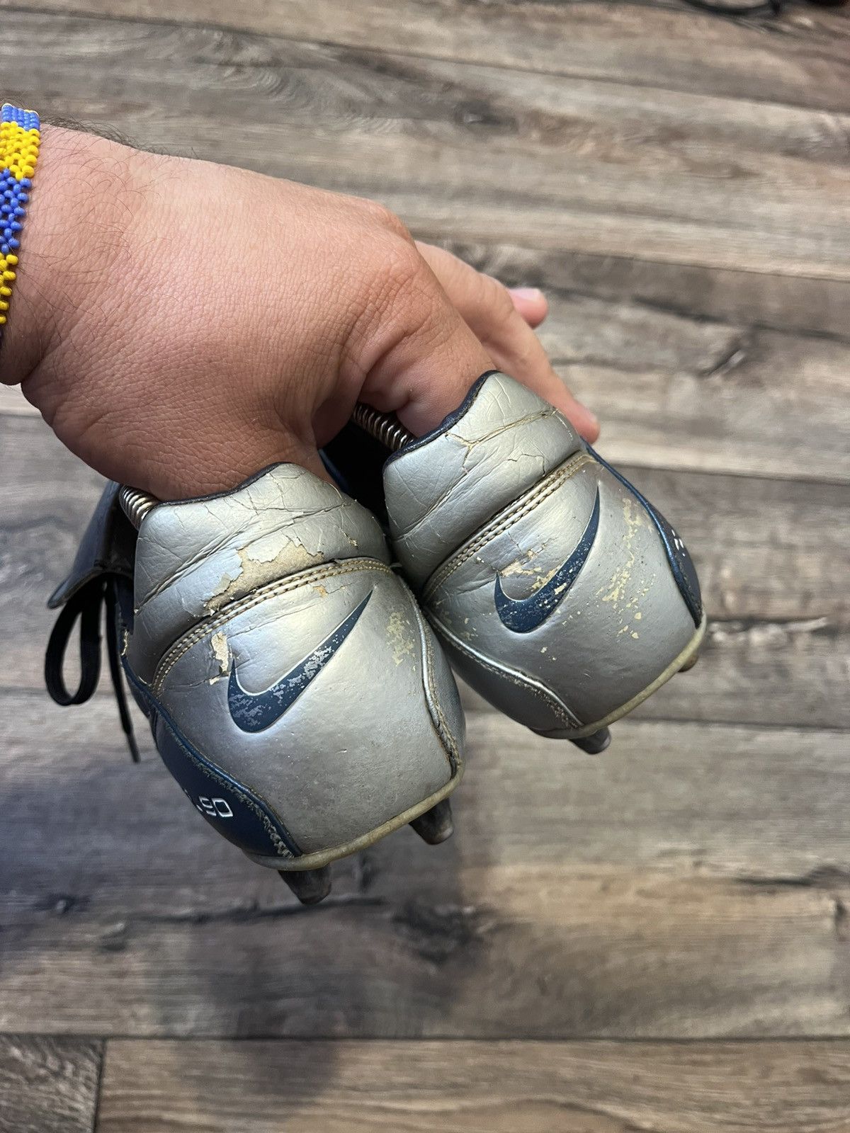Nike × Vintage Vintage Nike Total90 Leather Football Soccer Boots US8,5 Size US 8.5 / EU 41-42 - 6 Thumbnail