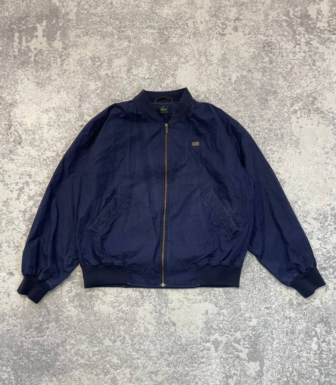 Lacoste Vintage Lacoste Navy Bomber Jacket Men’s, Sz M-L, Metal Logo Size US M / EU 48-50 / 2 - 1 Thumbnail