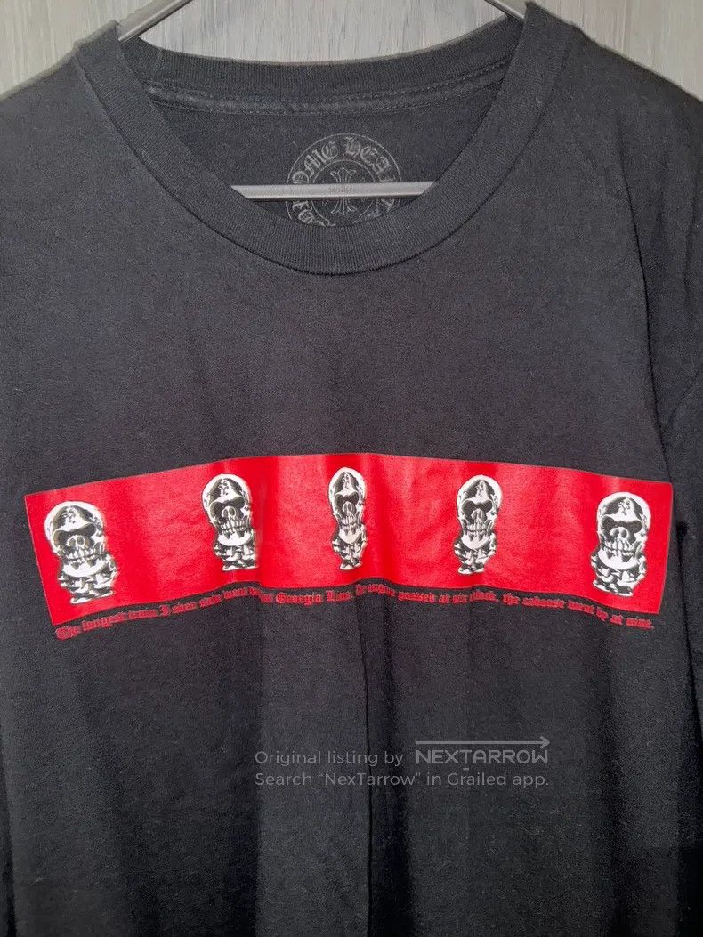 Chrome Hearts CHROME HEARTS Flying Skull Limited Edition Black Short Sle Size US M / EU 48-50 / 2 - 2 Thumbnail