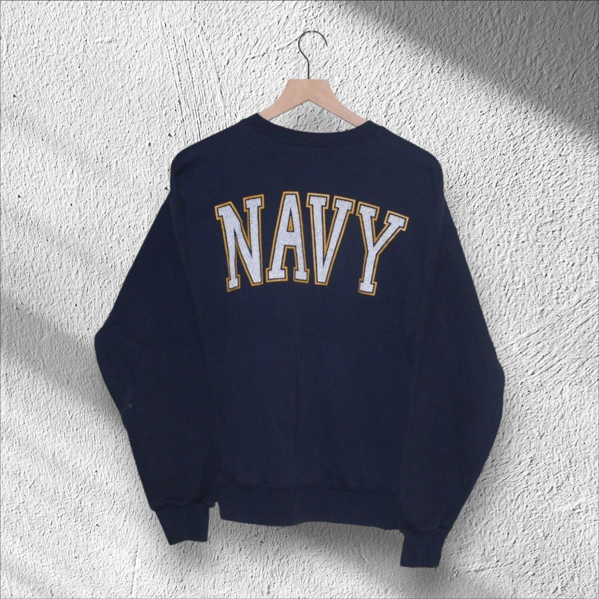 Vintage Vintage United States Navy Reflective Pullover Crewneck Size US M / EU 48-50 / 2 - 4 Thumbnail