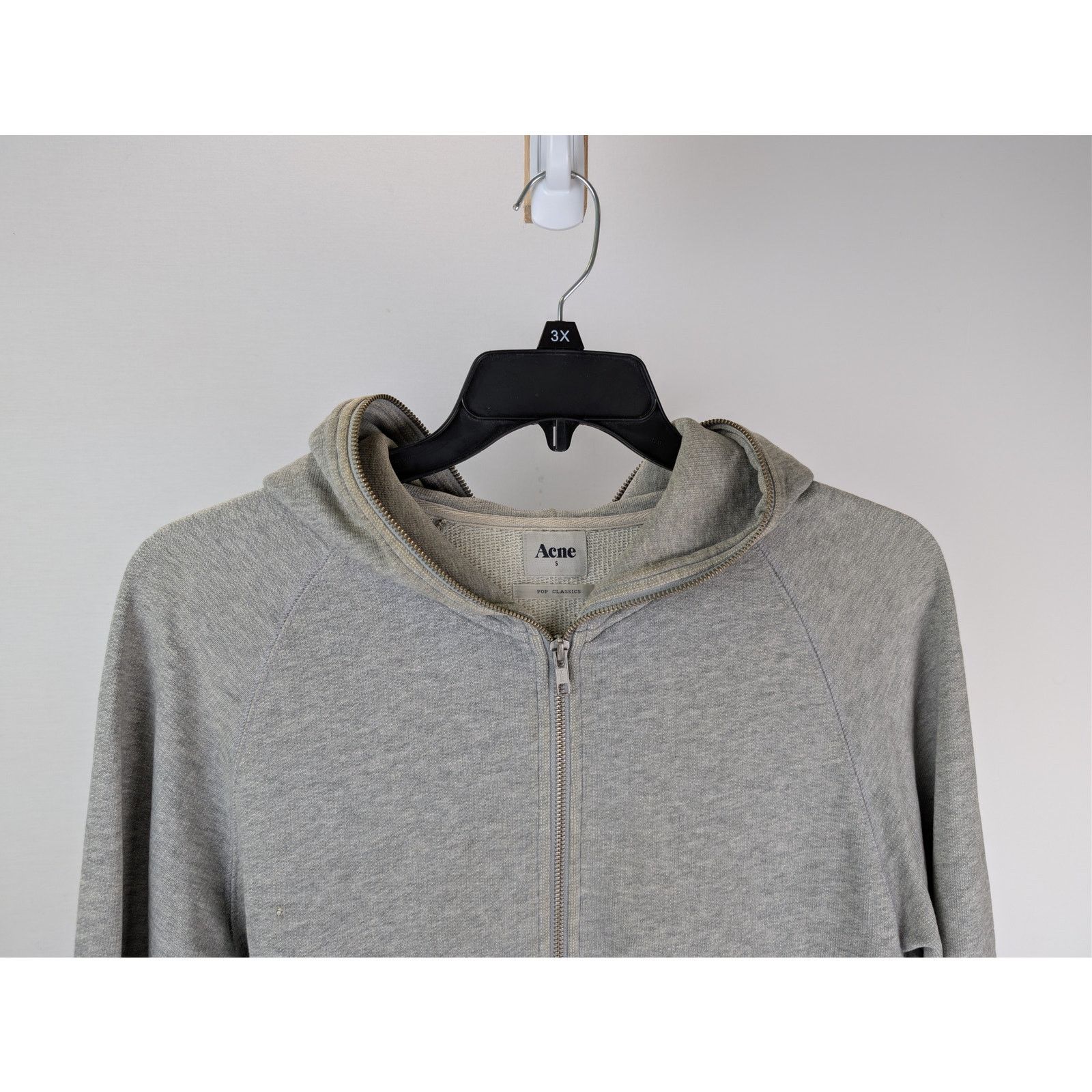 Acne Studios o1rshd1 Acne Full Zip Acne Hoodie in Grey Size US S / EU 44-46 / 1 - 3 Thumbnail