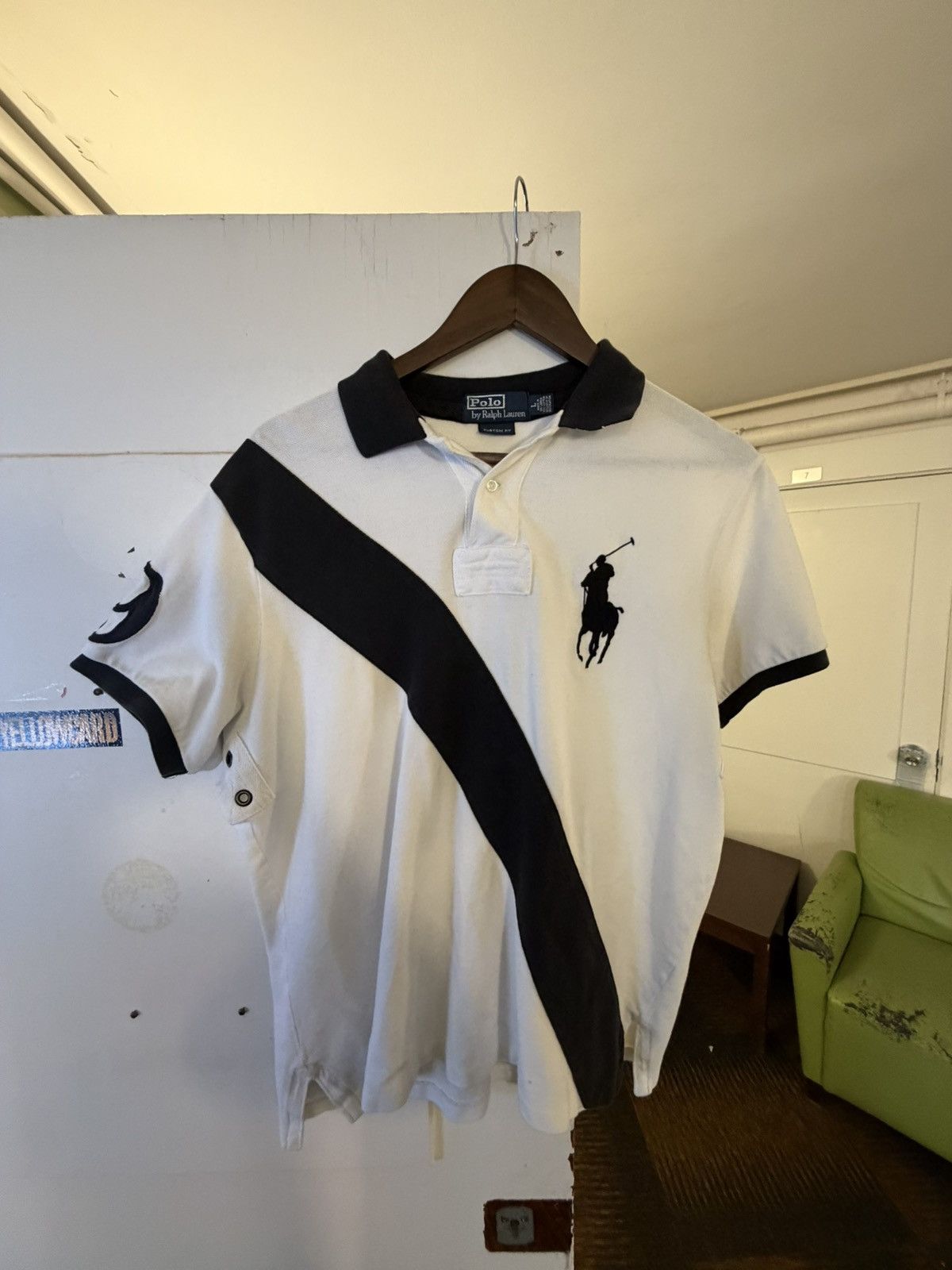 Polo Ralph Lauren Ralph lauren white #9 Sports Polo Size US L / EU 52-54 / 3 - 1 Thumbnail