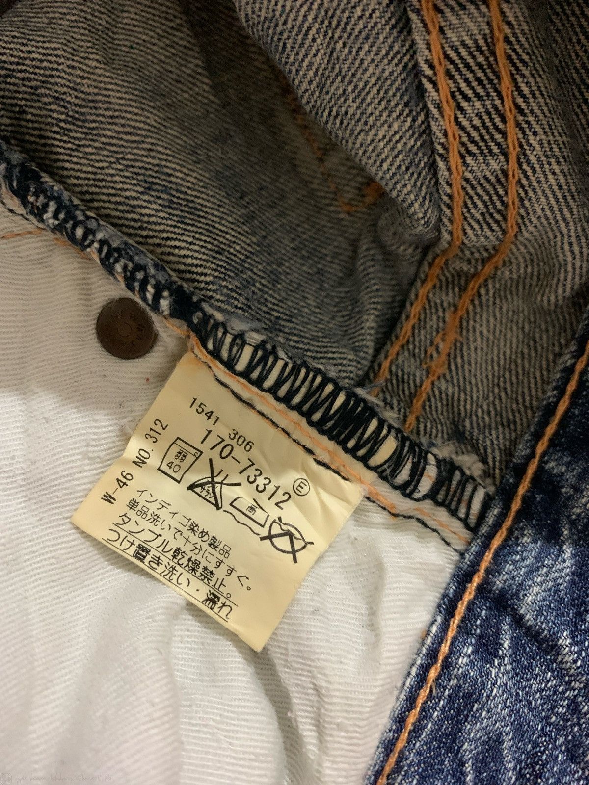 Hysteric Glamour × Japanese Brand Vintage Distressed Denim Takeo Kikuchi Denim Jeans Size US 32 / EU 48 - 10 Thumbnail