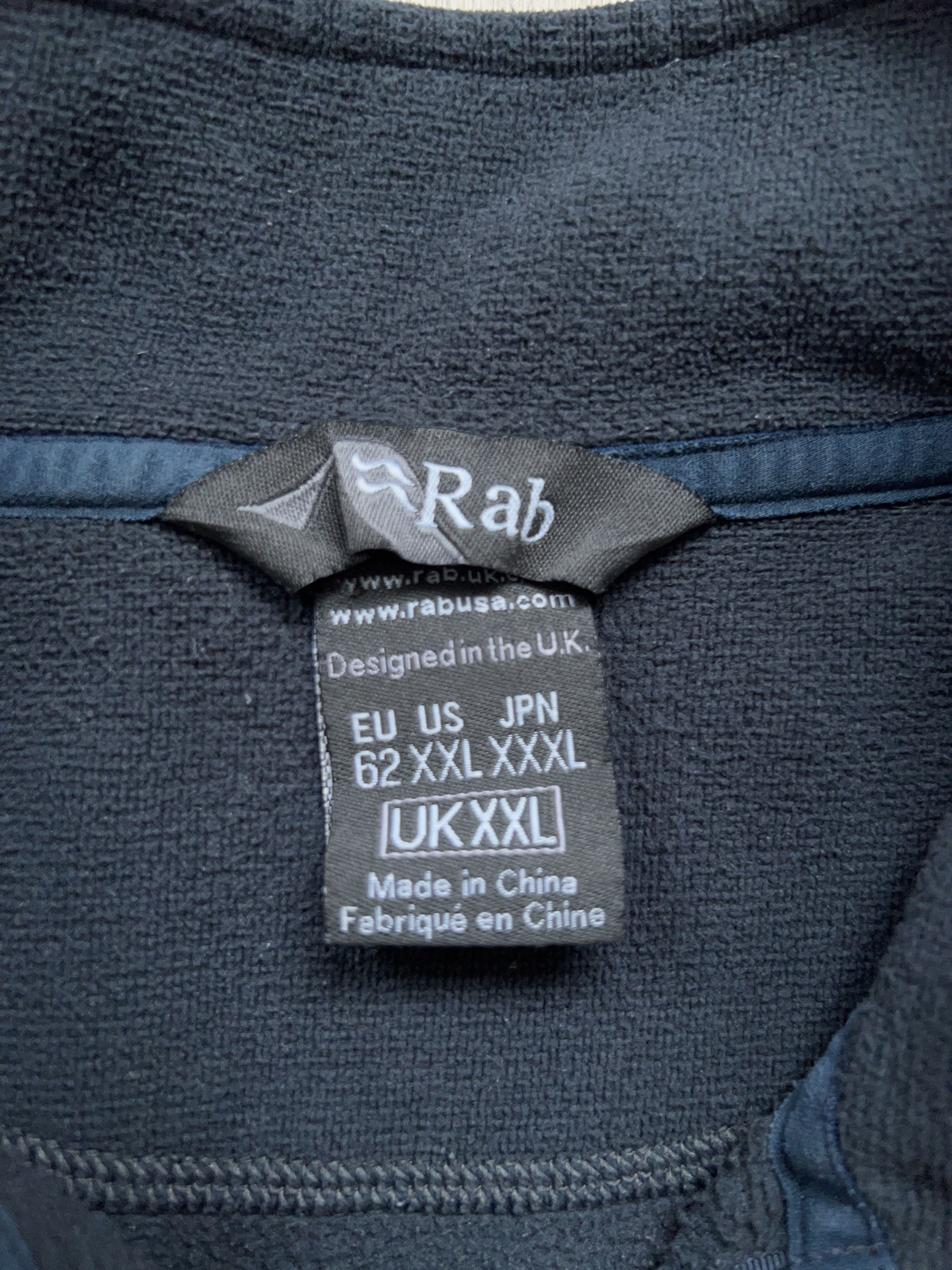Rab Orbit Pull On Fleece Jacket Sweater Polartec 1/4 Zip Hiking Size US XXL / EU 58 / 5 - 4 Thumbnail