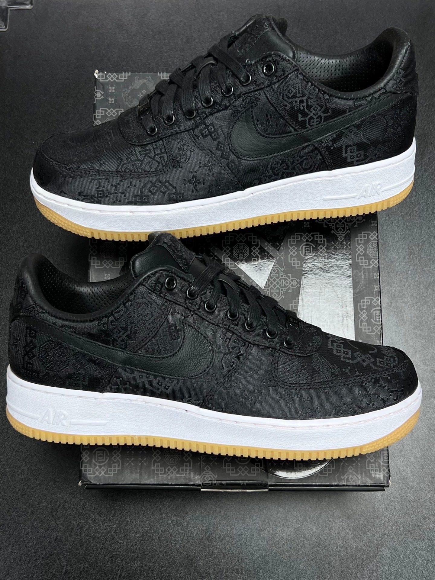 Nike nike clot black silk sneakers size 43 Size US 10 / EU 43 - 4 Thumbnail