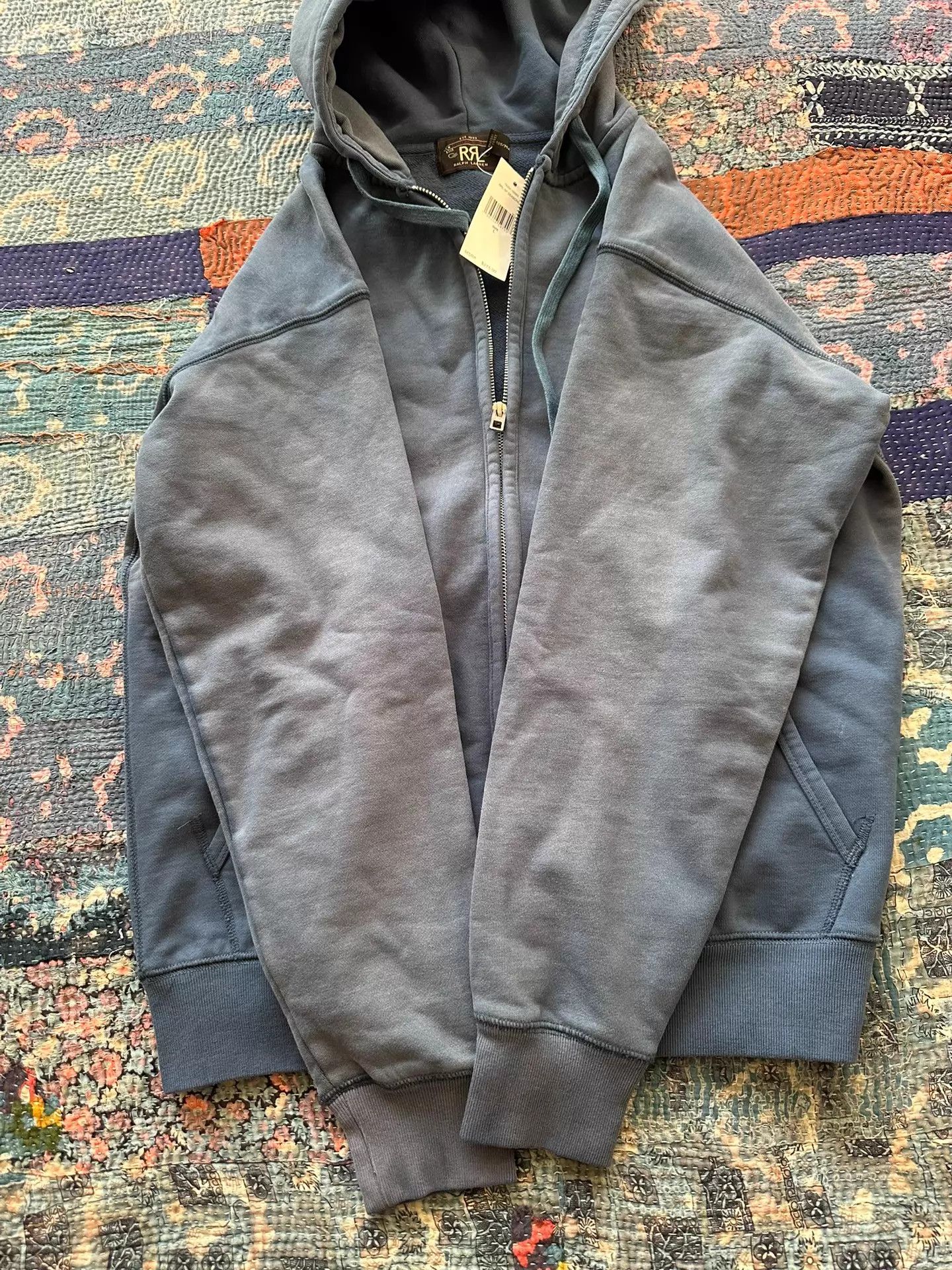 RRL Ralph Lauren RRL Washed Distressed Sweatshirt L (New with Tags) Size US L / EU 52-54 / 3 - 4 Thumbnail