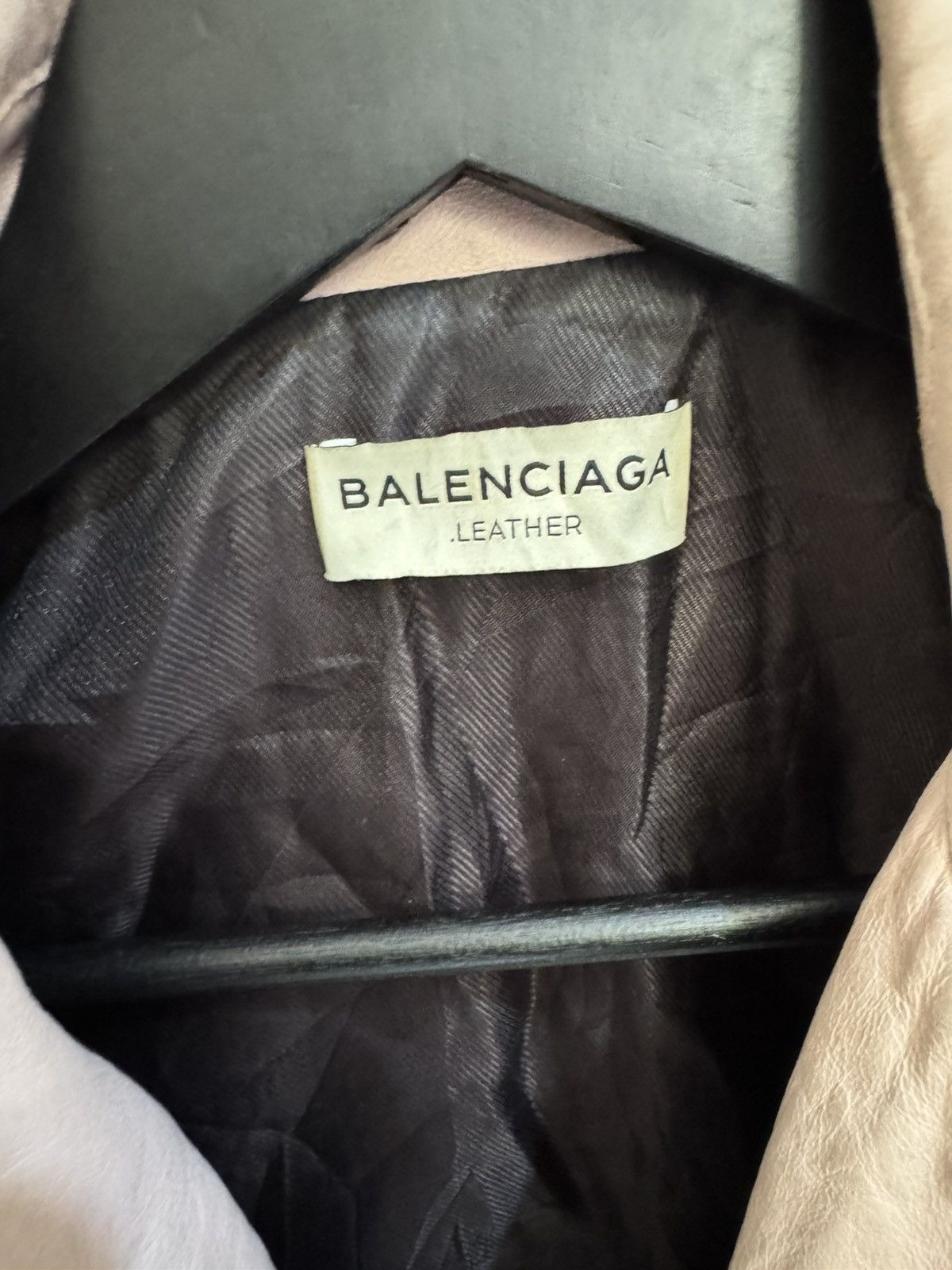 Balenciaga 🕷️💥 Balenciaga Pink Leather Jacket , Rare Size M / US 6-8 / IT 42-44 - 4 Thumbnail