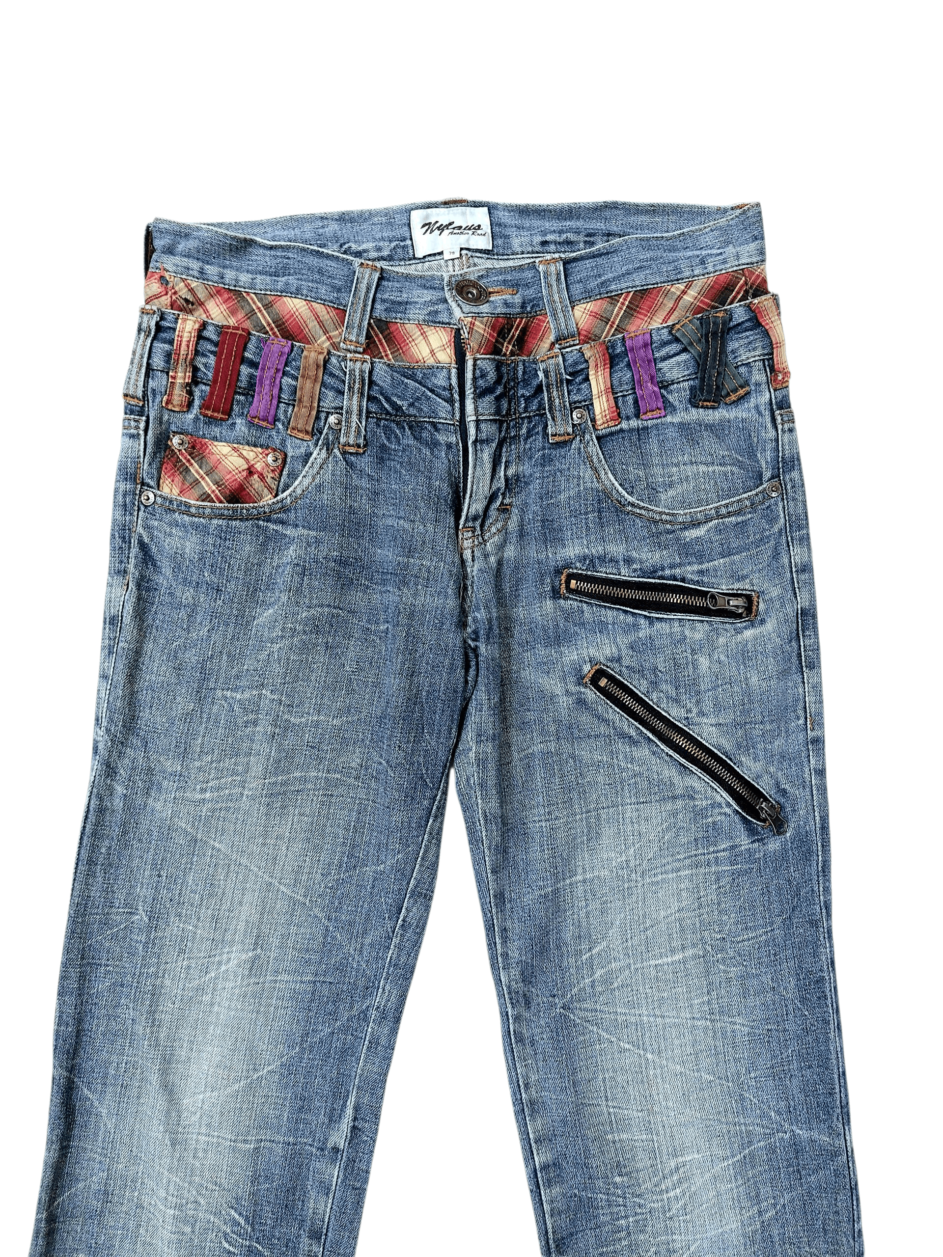 Vintage Nylaus Double Waist Seditionaries Denim Size US 30 / EU 46 - 1 Thumbnail