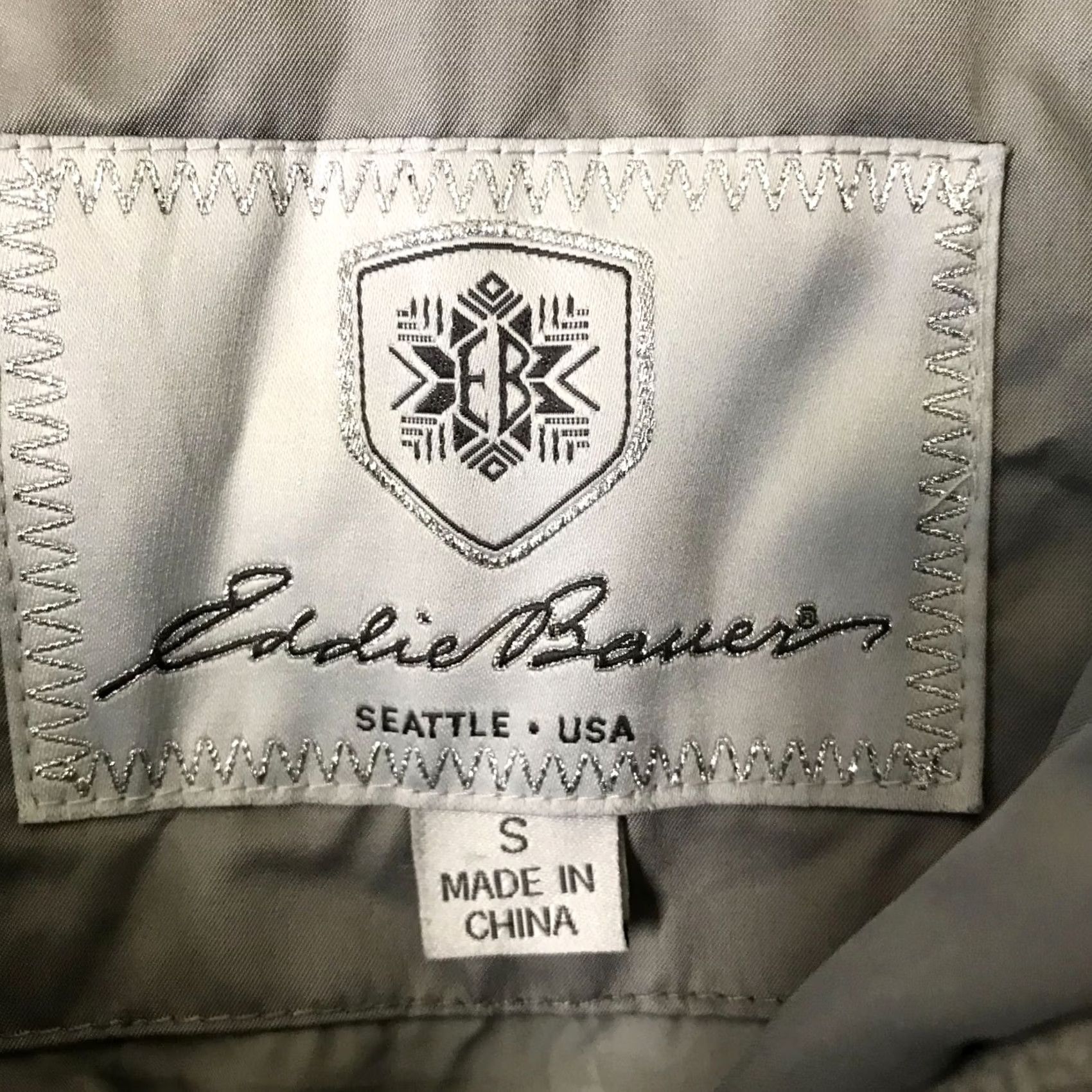 Eddie Bauer EDDIE BAUER WOMENS SMALL GRAY DOWN COAT PARKA FULL ZIP DUSTER Size S / US 4 / IT 40 - 7 Thumbnail