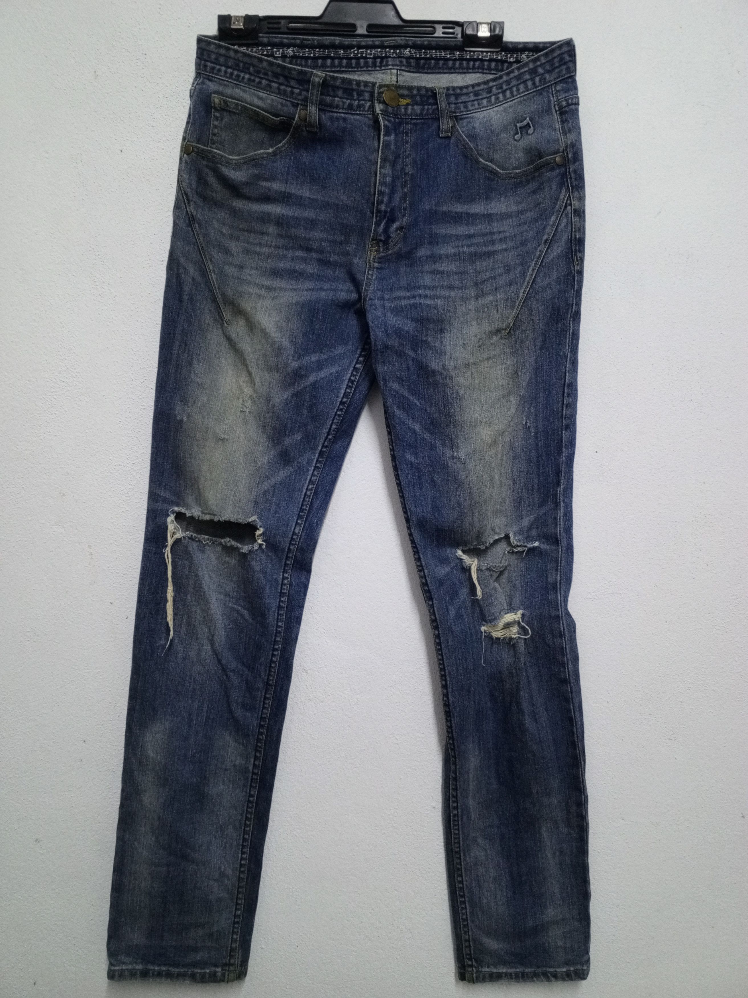 Number (N)ine {💥 rare 💥number(n)ine denim jeans Size US 32 / EU 48 - 2 Thumbnail