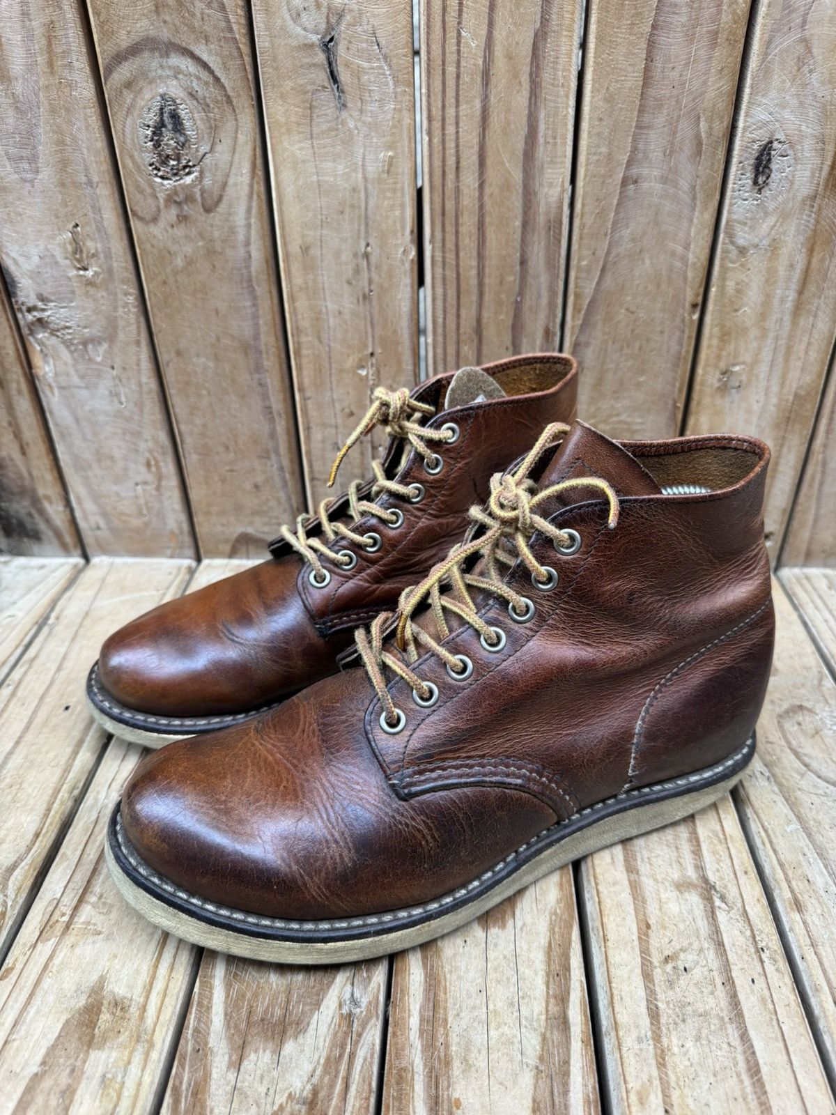 Red Wing Red Wing 9111 Chukka Brown leather boots EUR 39 UK 6 US 7 D Size US 7 / EU 40 - 19 Thumbnail