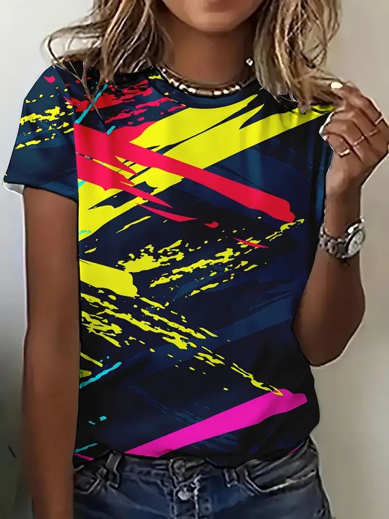 Other Graffiti Graphic Crew Neck Sports T-shirt, Short Sleeves Size M / US 6-8 / IT 42-44 - 1 Thumbnail