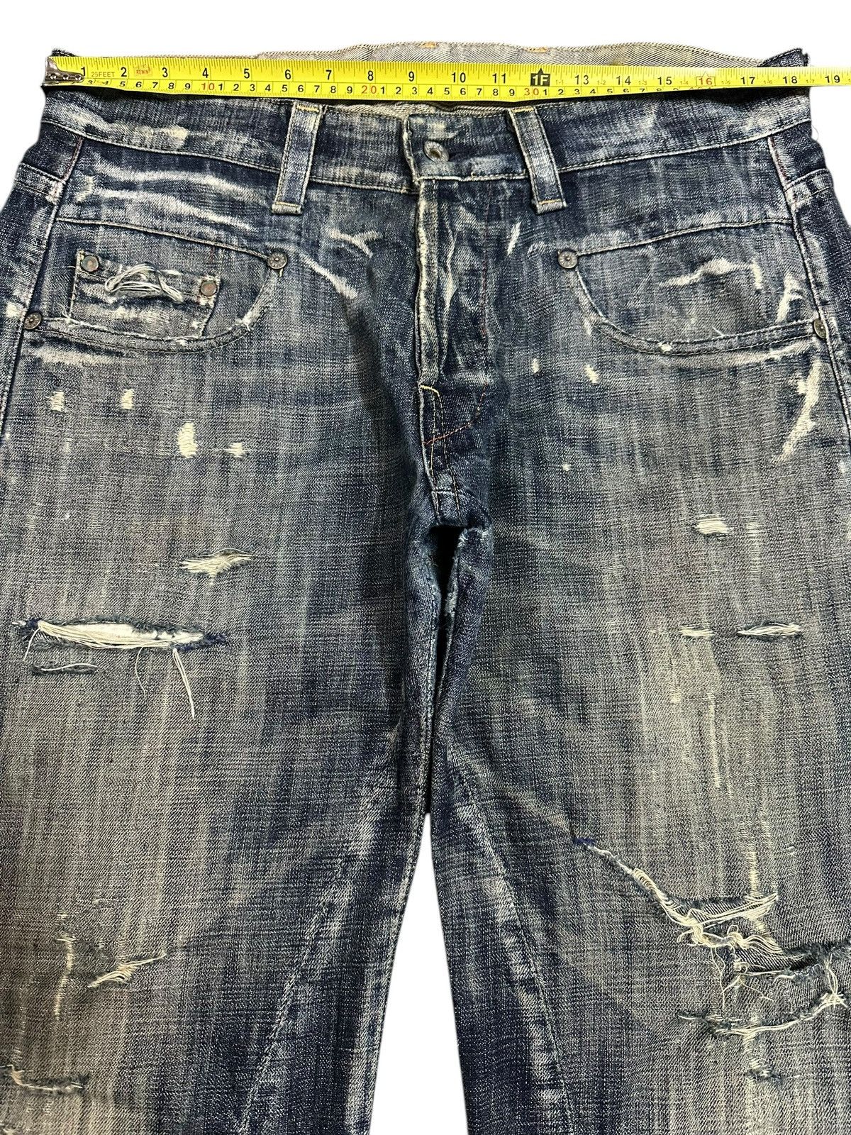 G-Star Vintage Japanese Gstar Faded Wash Distressed Baggy Jeans Size US 36 / EU 52 - 11 Thumbnail