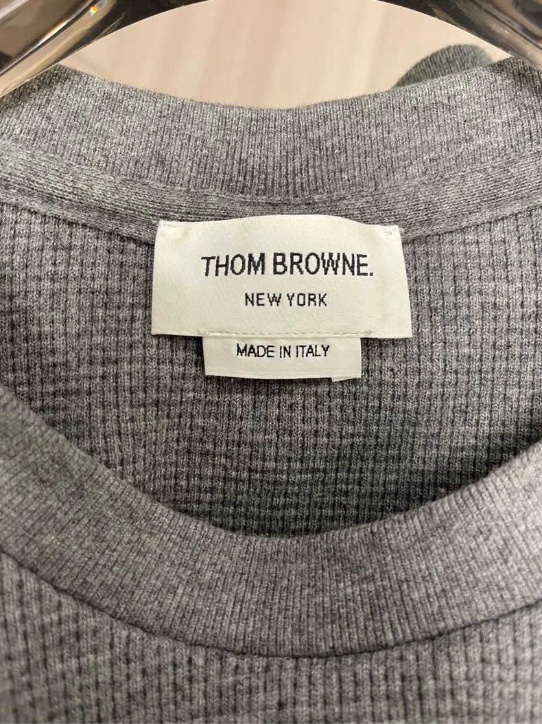 Thom Browne Thom Browne size4 Huffug round neck hoodie Size US XL / EU 56 / 4 - 5 Thumbnail