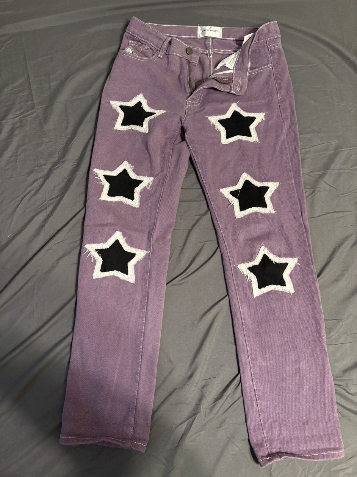 Japanese Brand Vintage Purple Rockstar Denim Pants Size US 30 / EU 46 - 4 Thumbnail