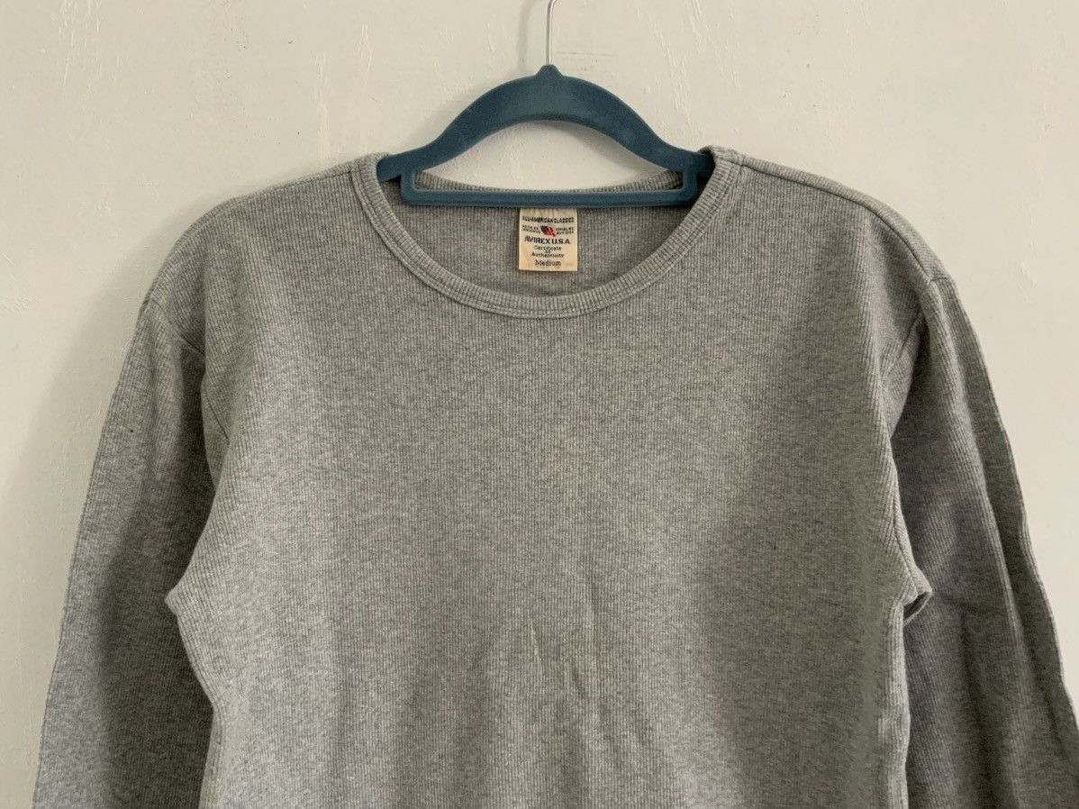 Avirex Avirex Grey Long Sleeve Tshirt Size US M / EU 48-50 / 2 - 3 Thumbnail