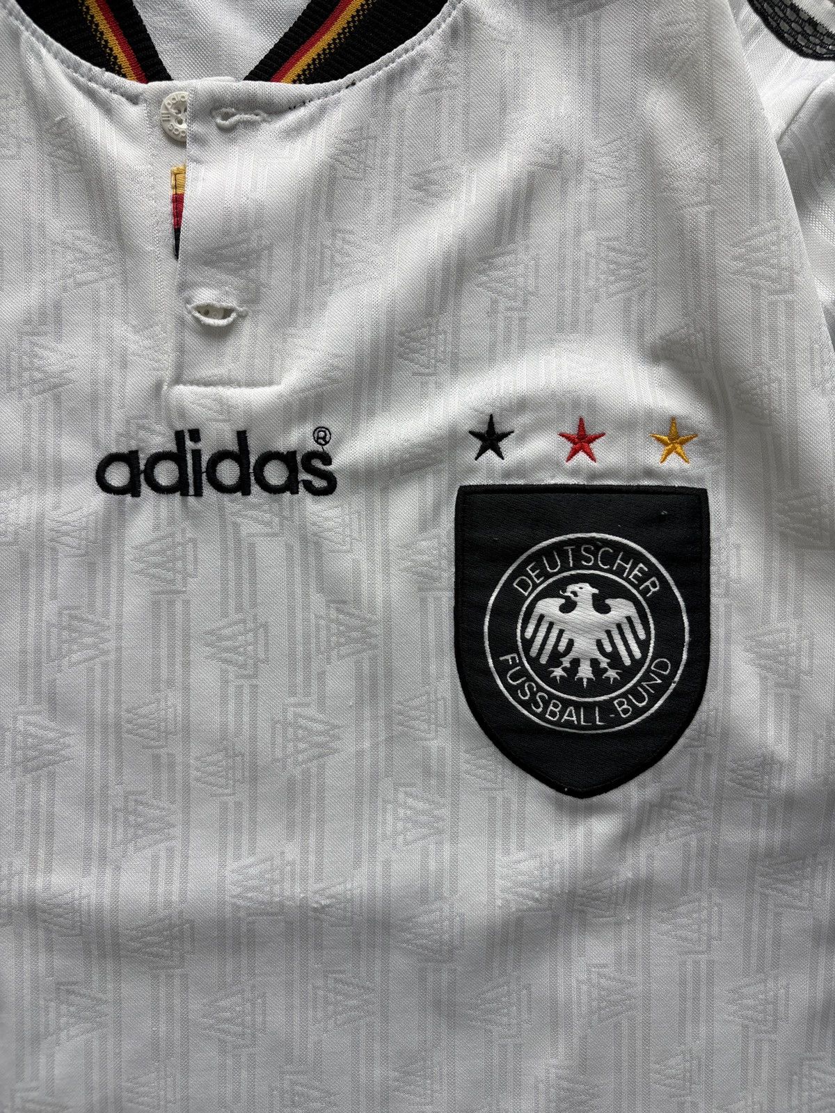 Adidas Vintage 1996 Adidas Germany Home Jersey Size US L / EU 52-54 / 3 - 2 Thumbnail
