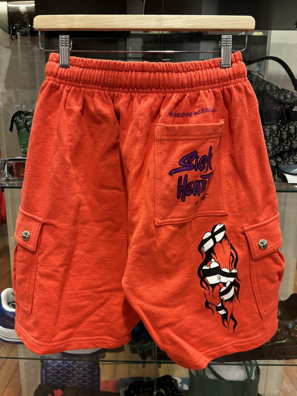 Chrome Hearts Chrome Hearts Matty Boy Heart Shorts Size US 32 / EU 48 - 2 Thumbnail