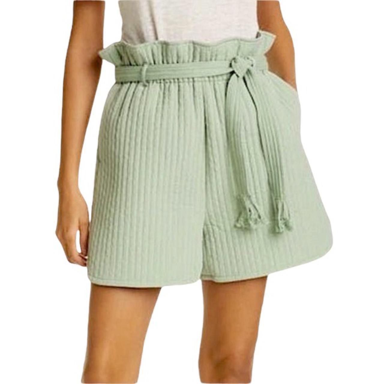 Samsoe Samsoe New SAMSOE SAMSOE Quilted Paperbag Waist Shorts Size XS Size 26" / US 2 / IT 38 - 1 Thumbnail