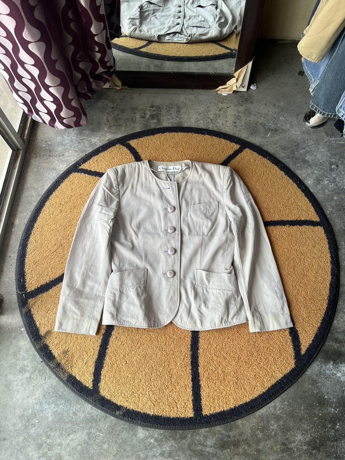 Christian Dior Monsieur 🔥Vintage Christian Dior Button Jacket Size S / US 4 / IT 40 - 2 Thumbnail