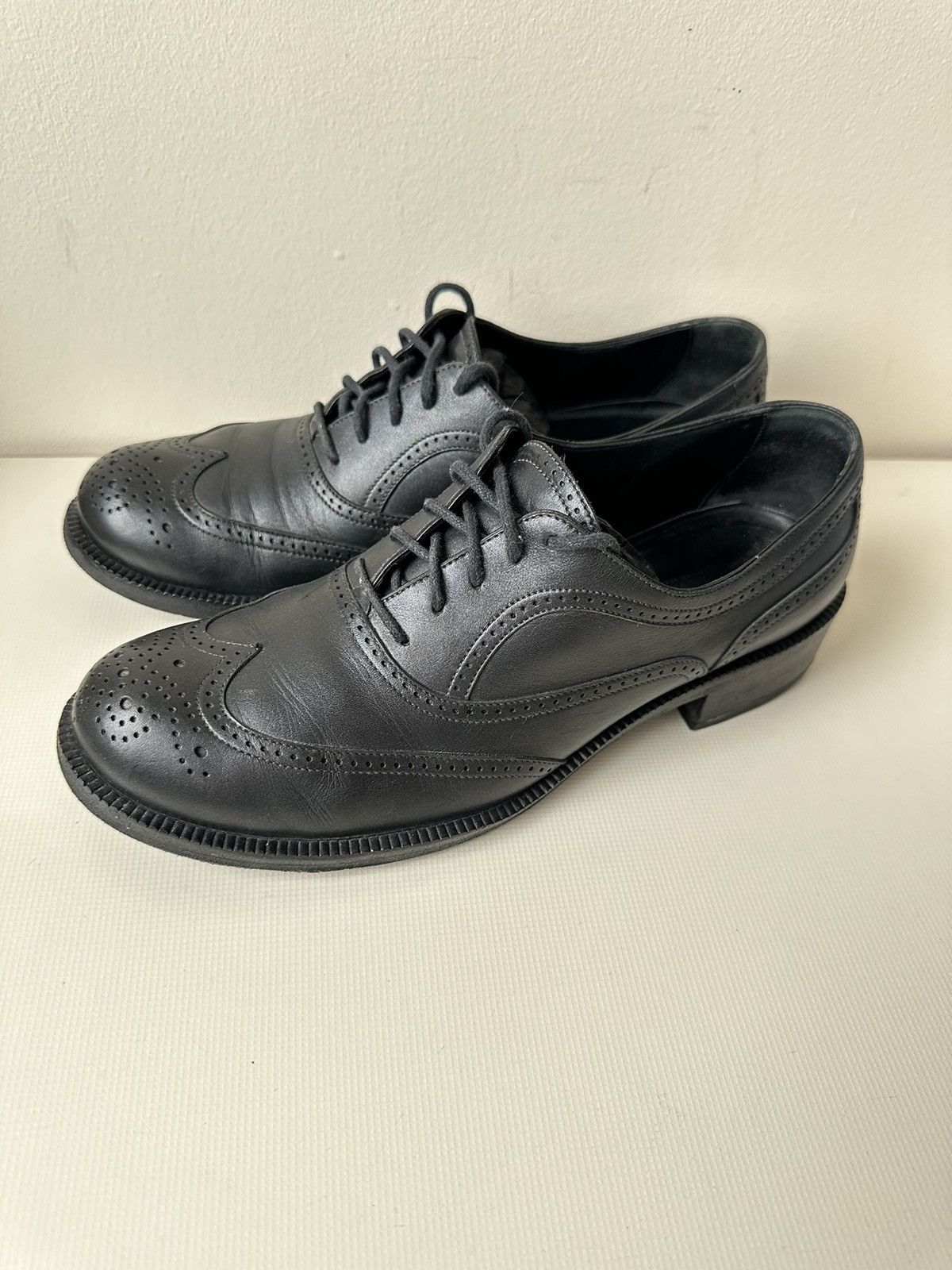 Bottega Veneta Bottega Veneta Oxford leather boots vintage shoes Size US 9 / IT 39 - 5 Thumbnail