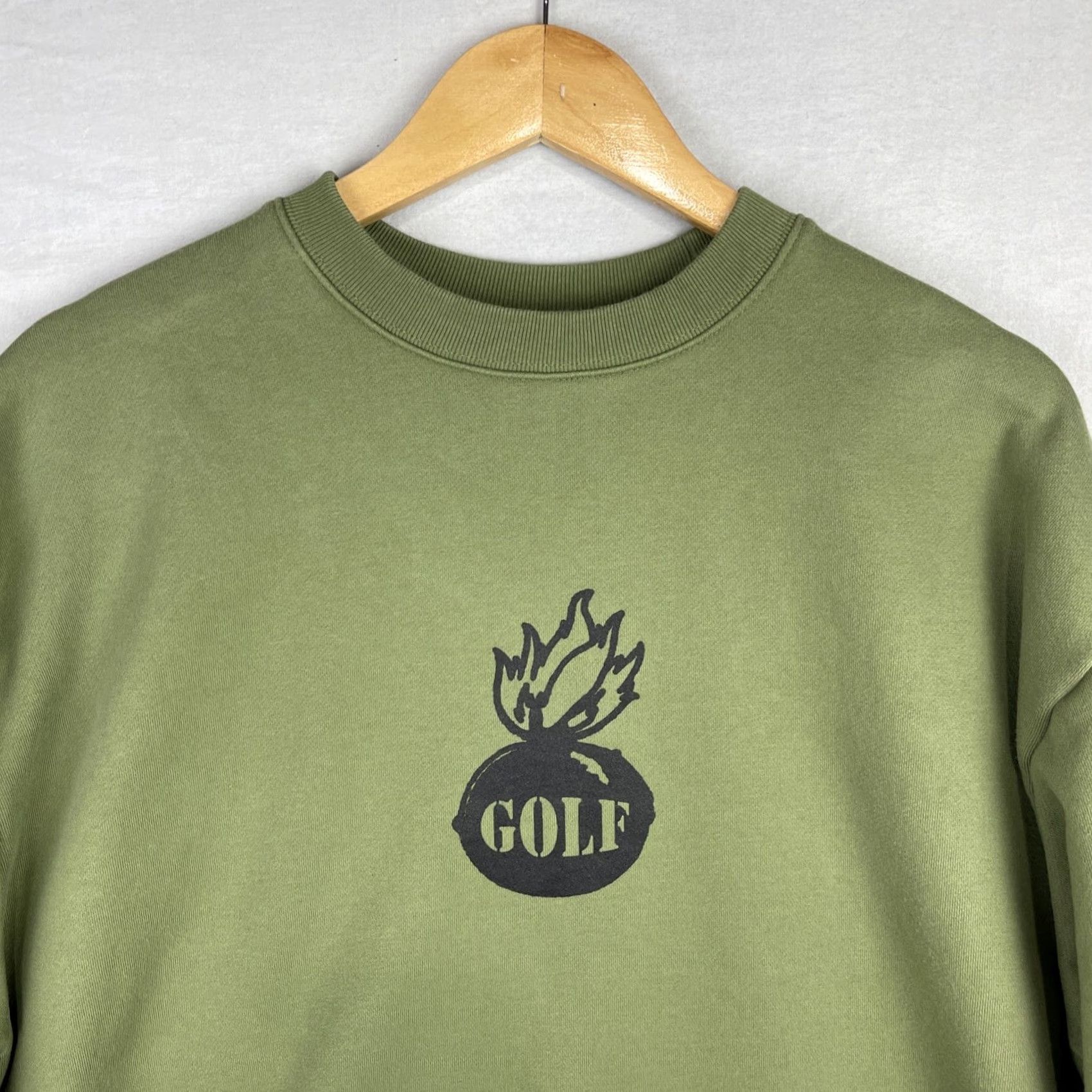 Golf Wang VINTAGE Golf Wang Sweater Mens XL Green Bomb Sweatshirt Pullover Tyler The Creator Size US XL / EU 56 / 4 - 2 Thumbnail