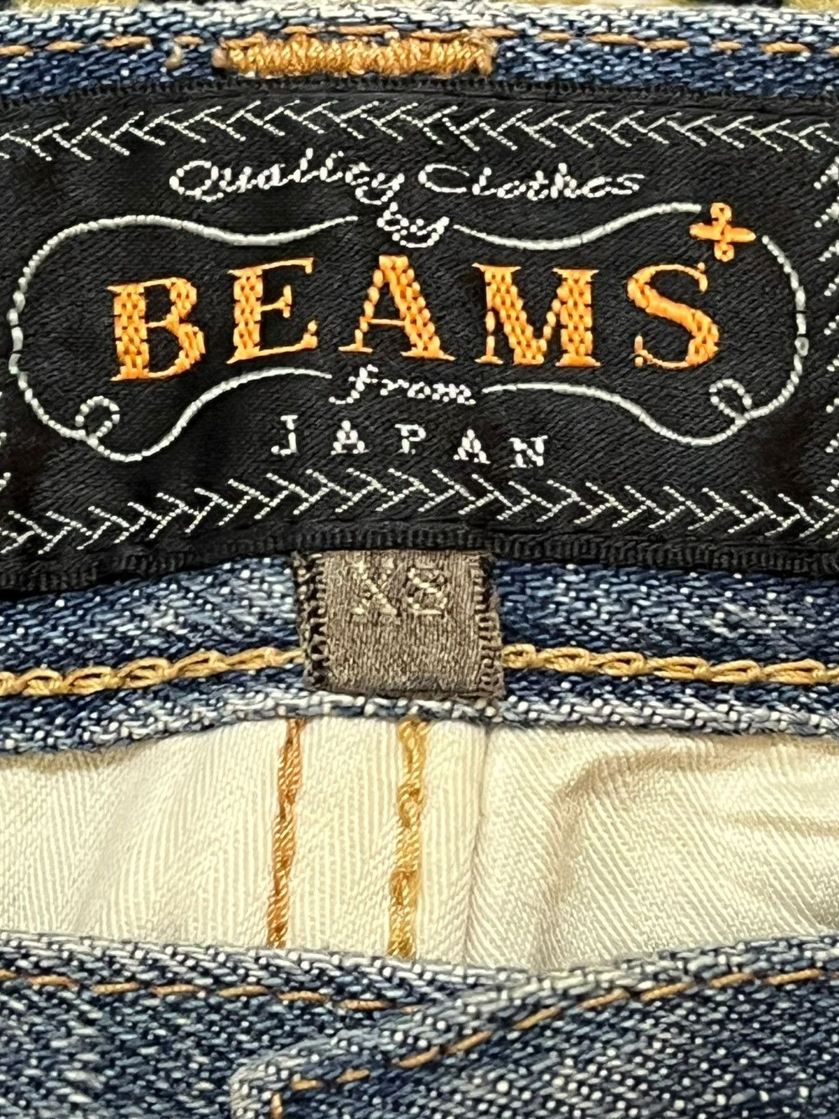 Beams Japan Vintage Beams Selvedge Slim Fit Whiskers Denim Size US 29 - 7 Thumbnail