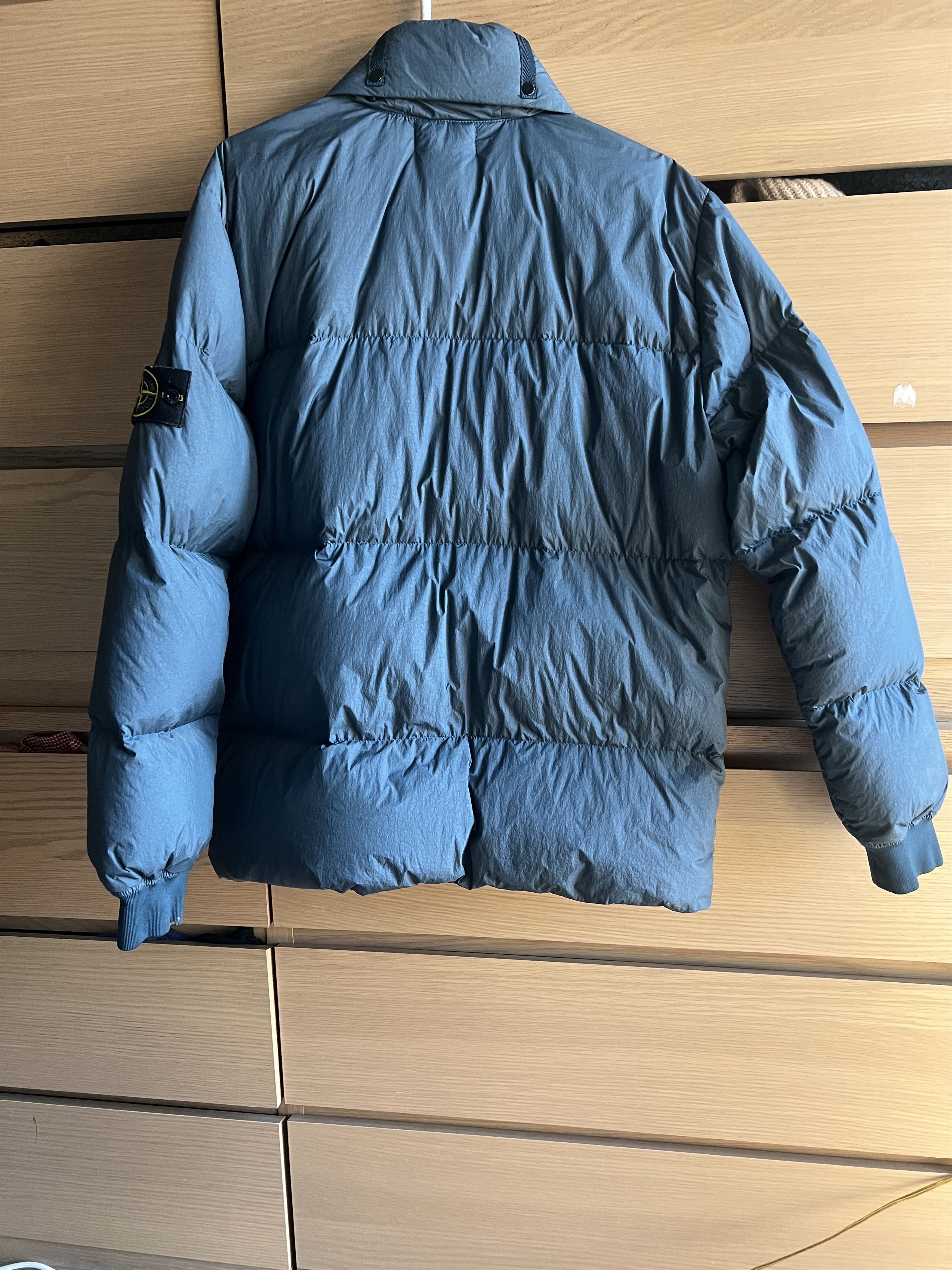 Stone Island Crinkle Reps NY Down Cobalt Blue Size US L / EU 52-54 / 3 - 3 Thumbnail