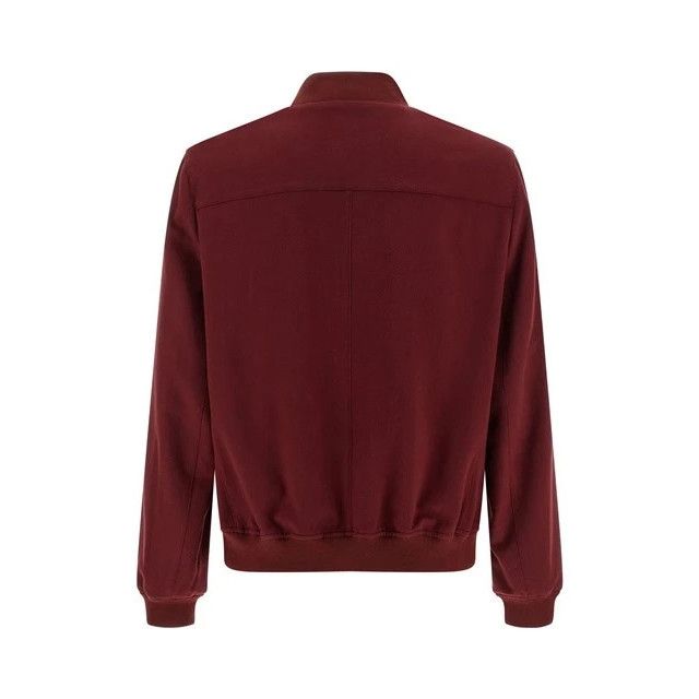 Brunello Cucinelli BRUNELLO CUCINELLI Red Cashmere Bomber Jacket New & Authenti Size US L / EU 52-54 / 3 - 2 Thumbnail