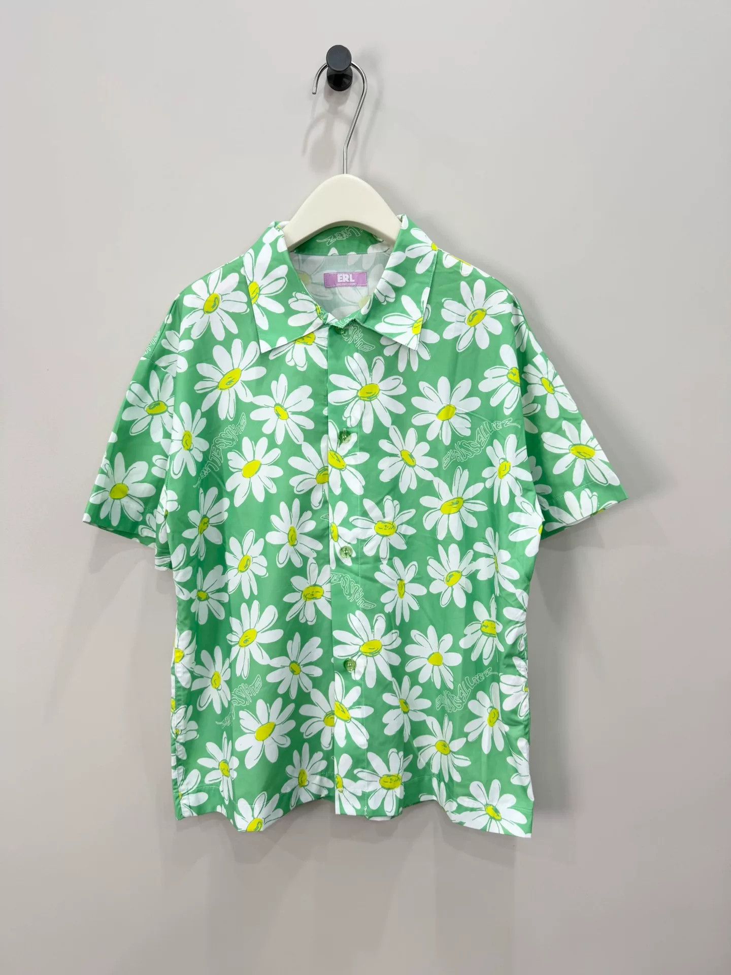 ERL Erl Green Daisy Print Shirt Size S / US 4 / IT 40 - 1 Thumbnail