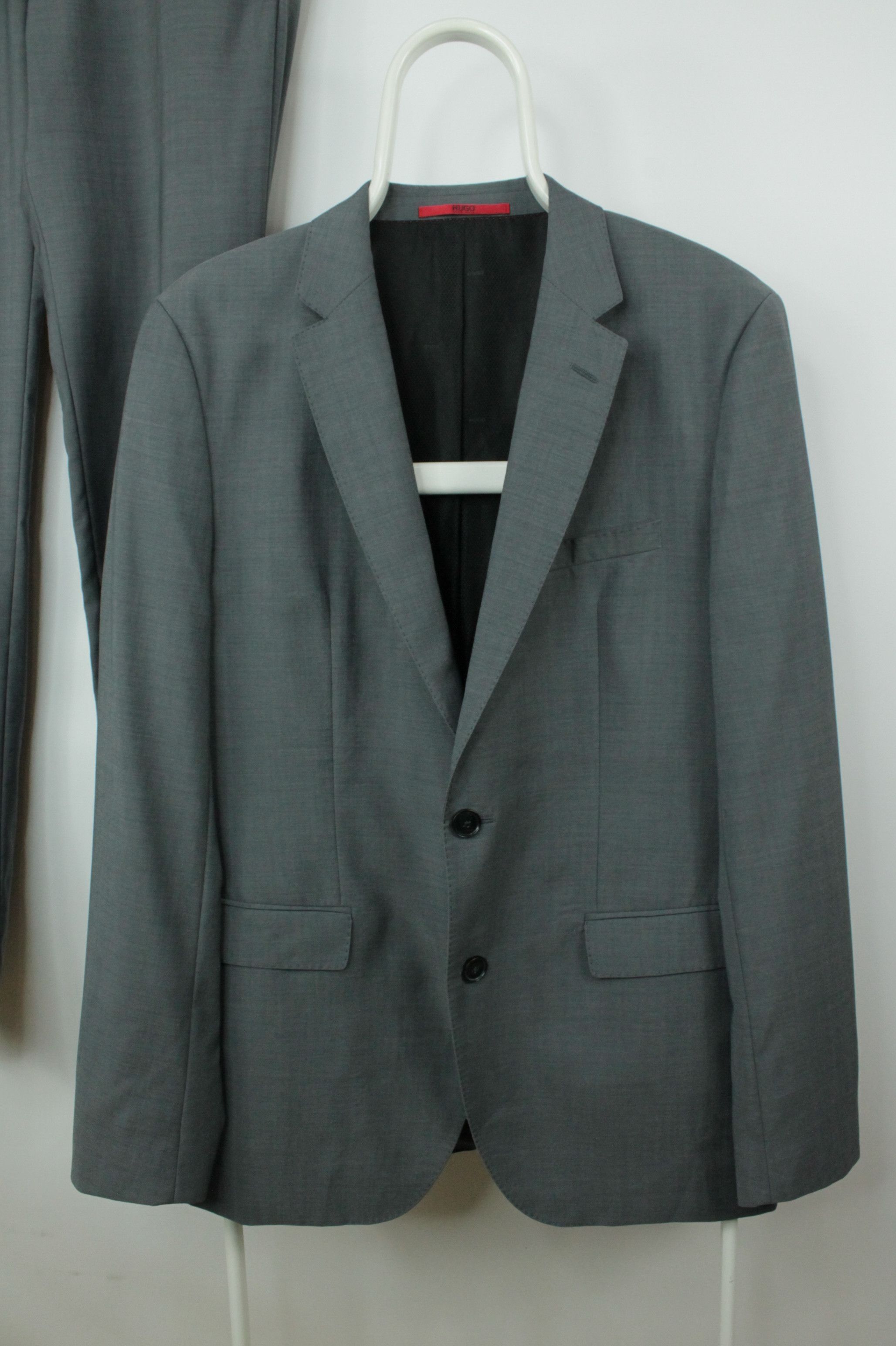 Hugo Boss Hugo Boss C-Jeffery/C-Simmons Gray Wool Formal Suit Men's Size 40L - 2 Thumbnail