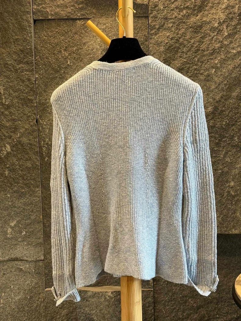 Chanel Chanel 23P light blue knitted cardigan coat Size XS / US 0-2 / IT 36-38 - 4 Thumbnail