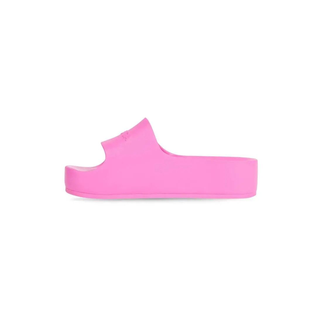 Balenciaga o1tr1nto1125 Chunky Slides Sandals in Fluo Pink Size US 6 / IT 36 - 3 Thumbnail