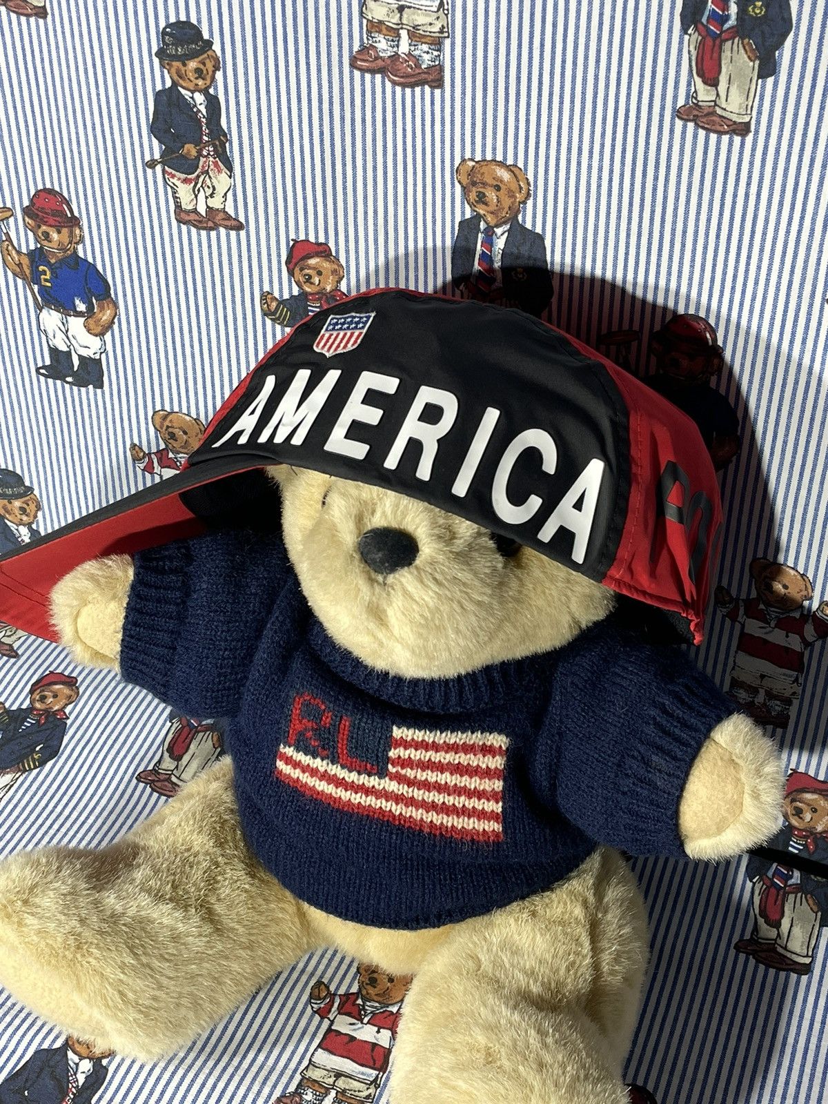 Polo Ralph Lauren × RRL Ralph Lauren × Ralph Lauren Long Bill Hat Polo Stadium 1992 Size ONE SIZE - 8 Thumbnail